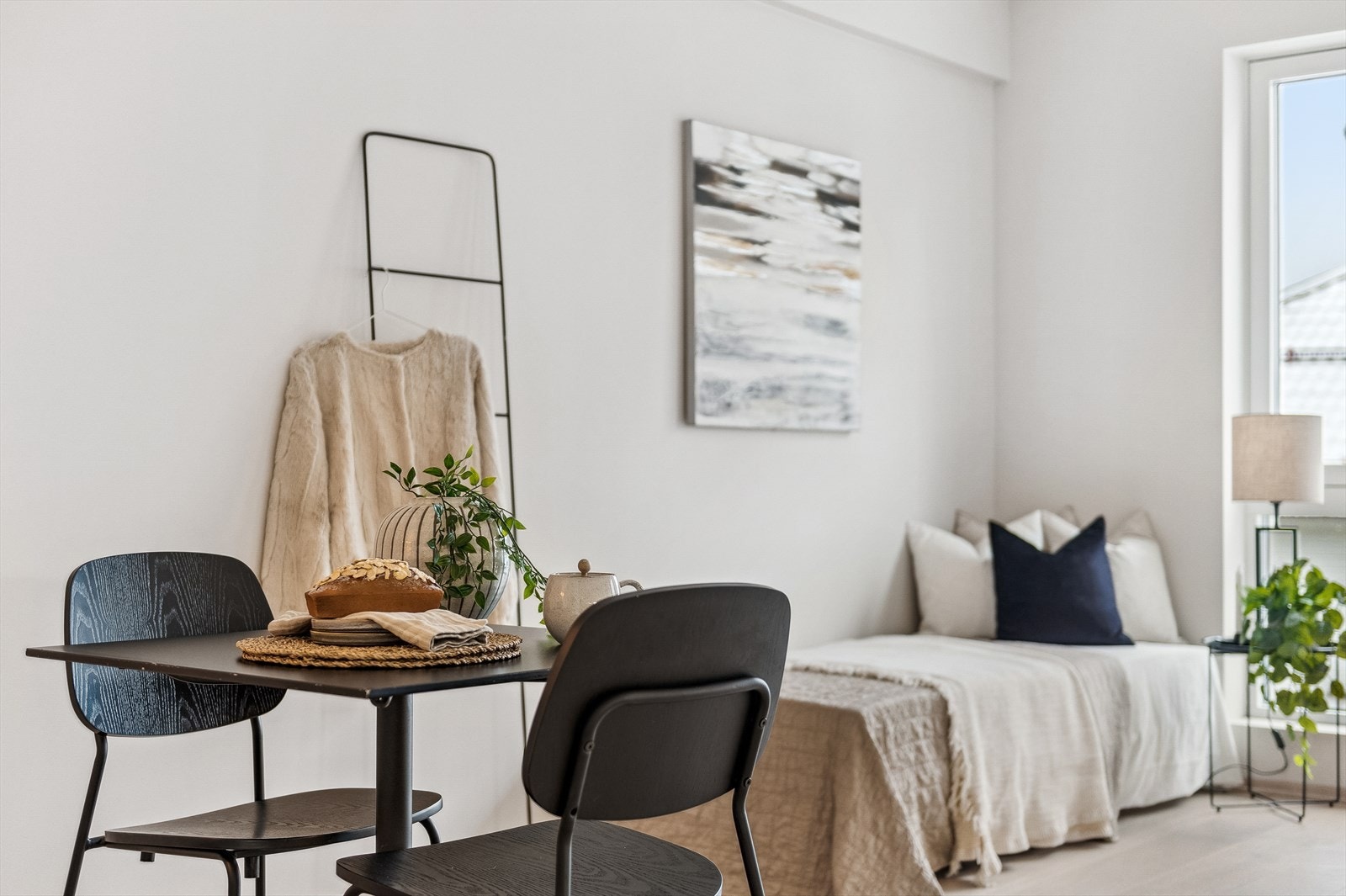 Leiligheten har idag en god plass for sovealkove. Galleribilde