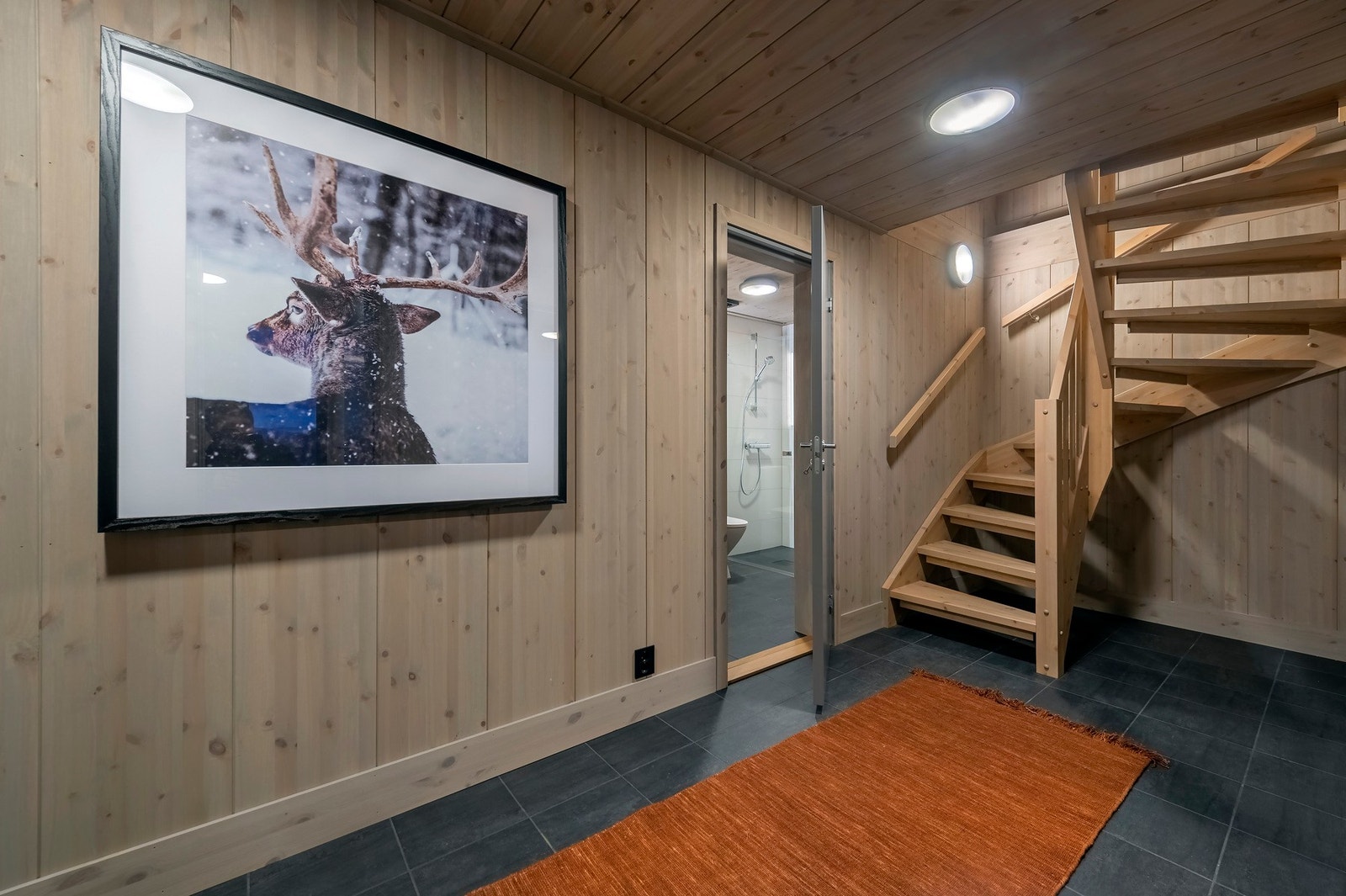 Gangen knytter boligens rom sammen. Galleribilde