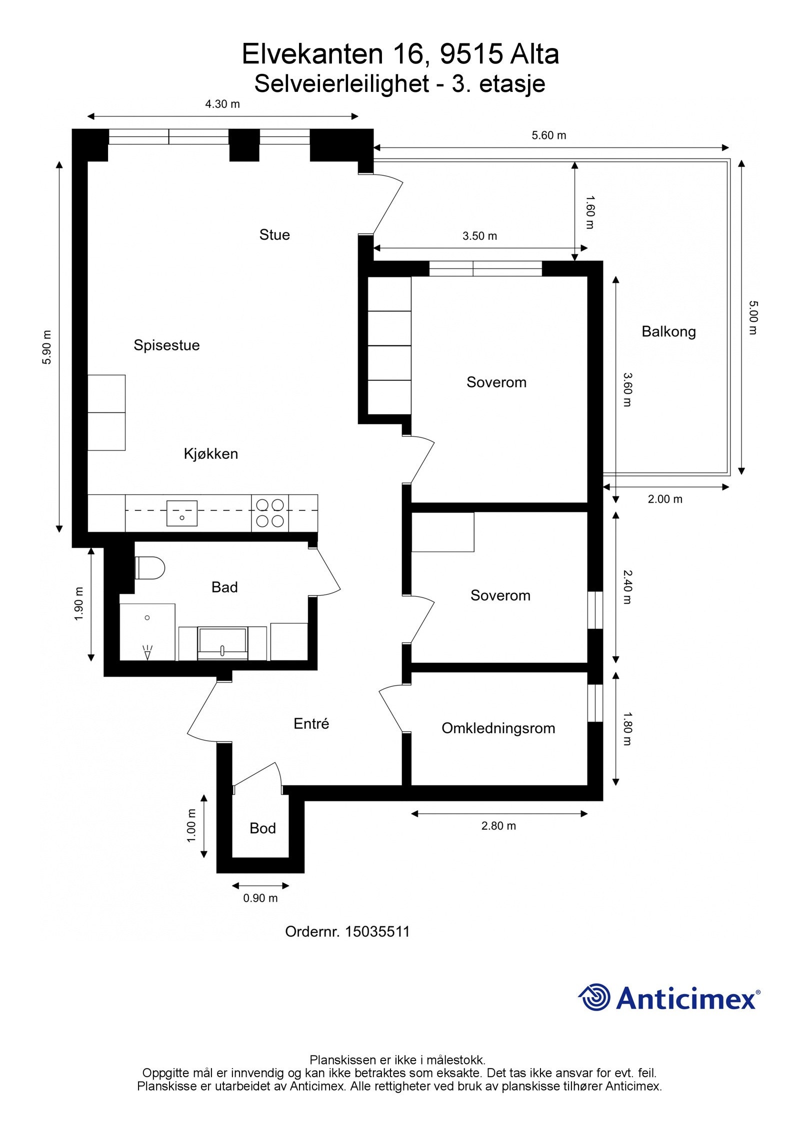 Plantegning Galleribilde