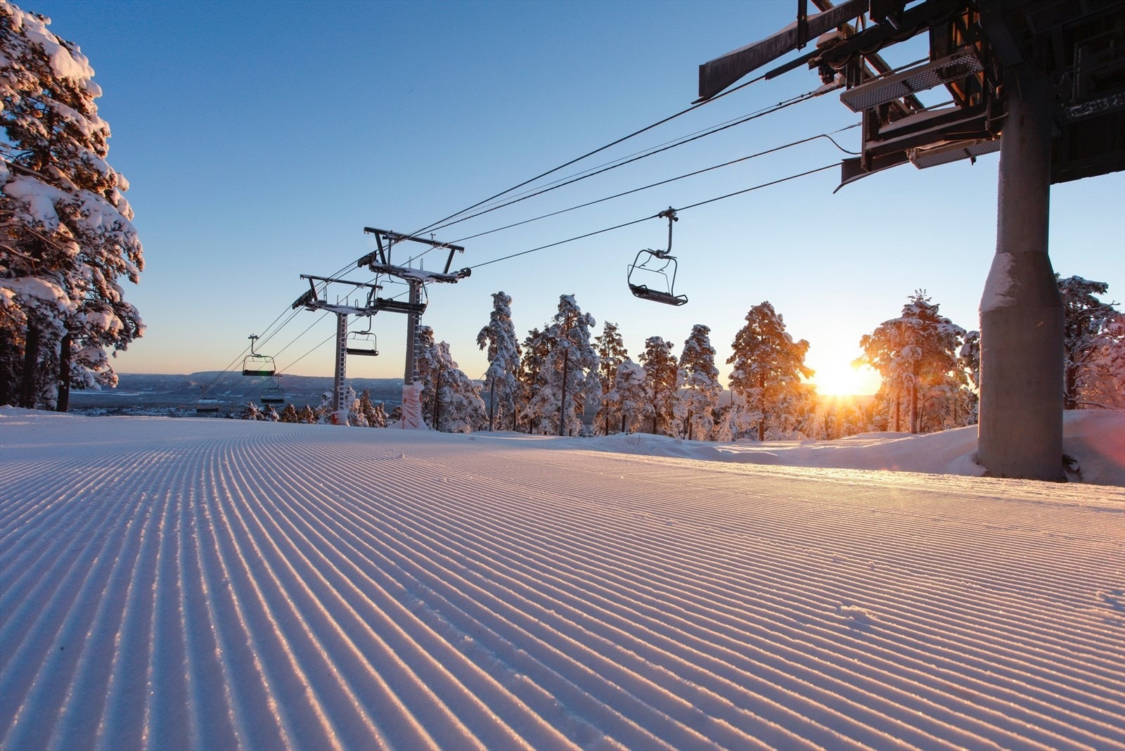 Stemningsbilde fra Kongsberg Skisenter Galleribilde