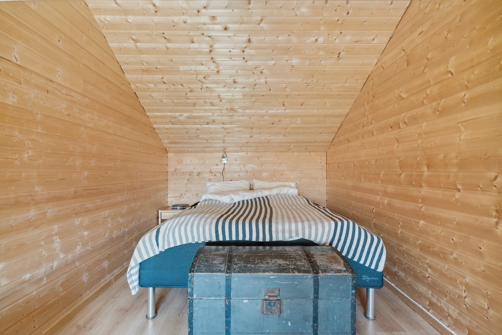 Soverommene er i fin størrelse. Det bemerkes at flere soverom har for små rømningsvinduer. Galleribilde