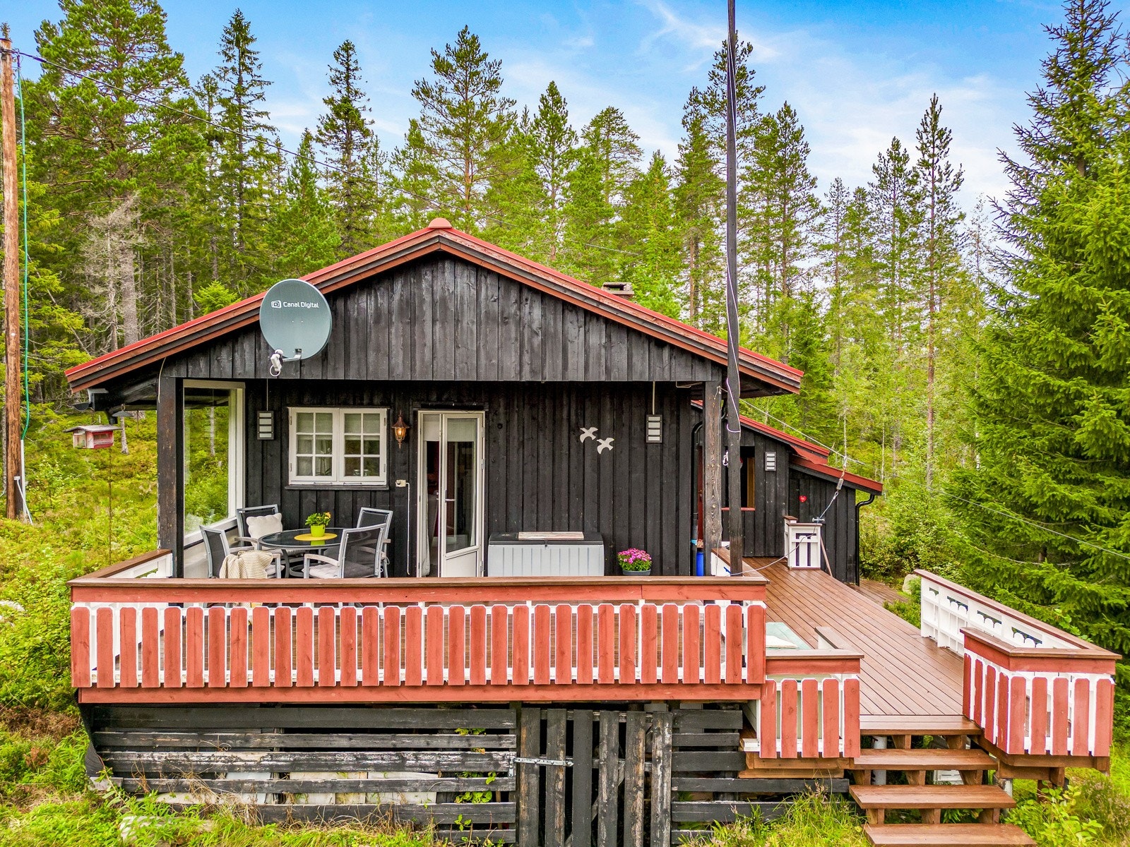 Stor uteplass Galleribilde