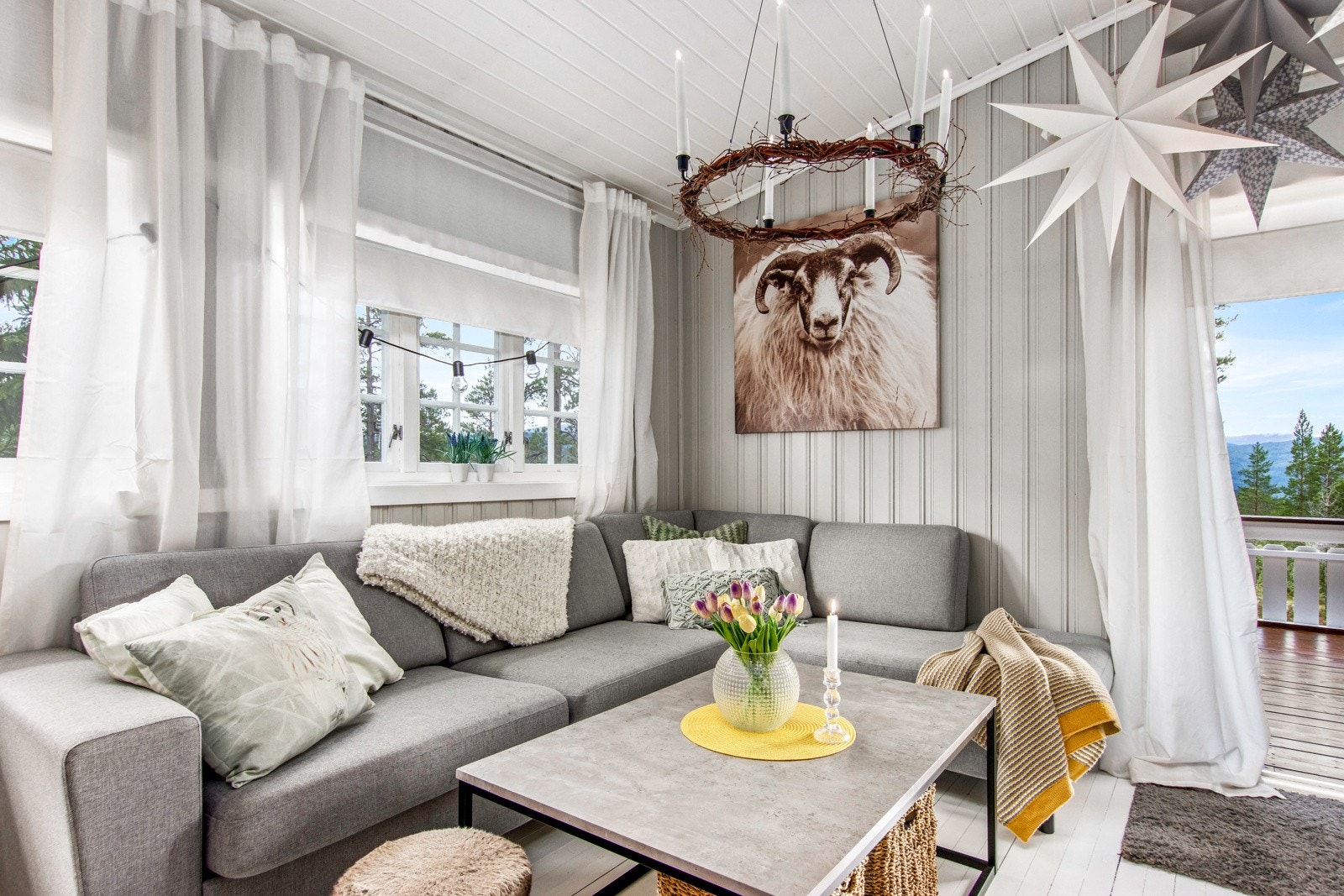 Her er det enkelt å finne roen og la helgefreden senke seg Galleribilde