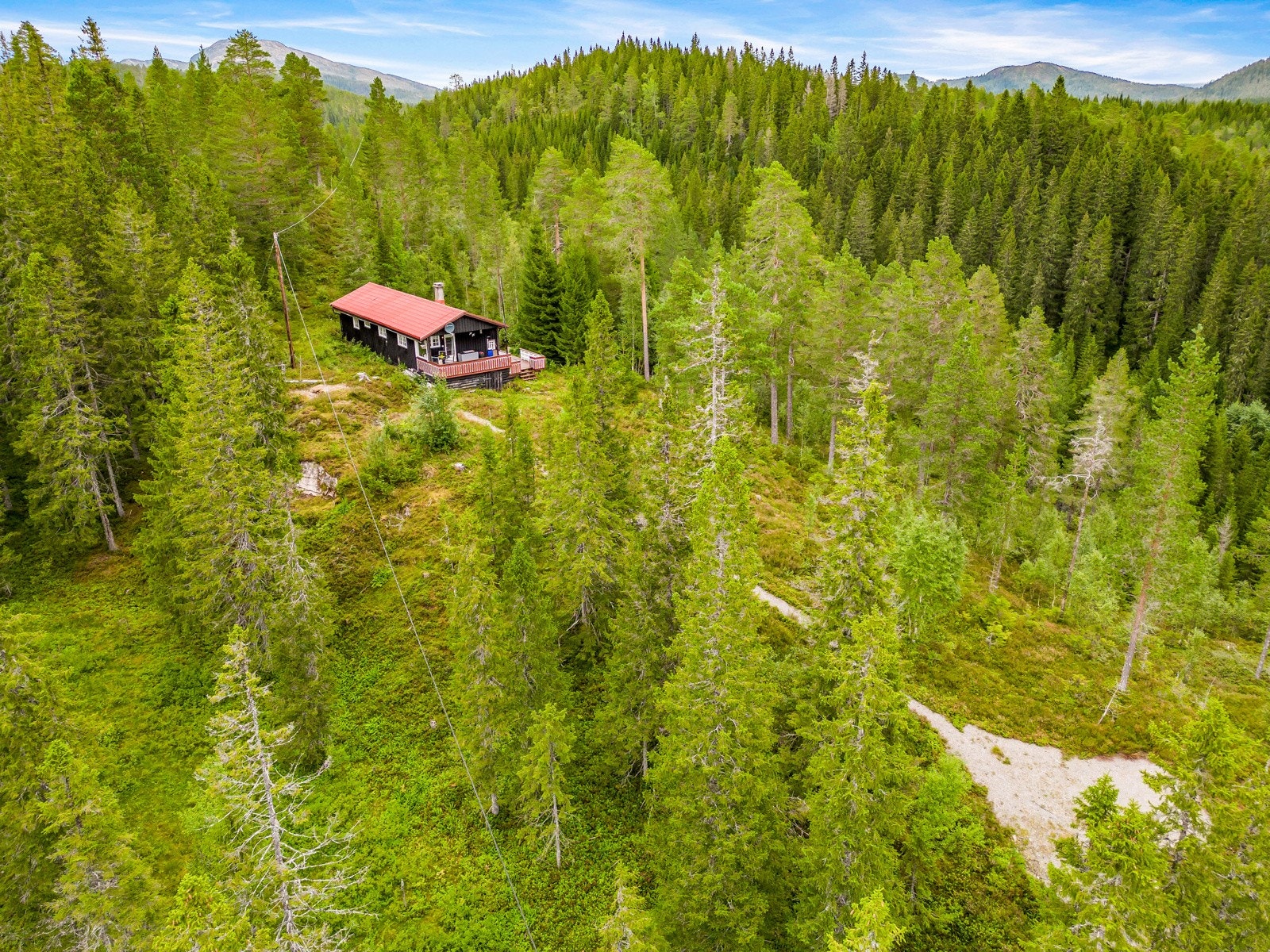 Fritt beliggende med flott utsikt Galleribilde