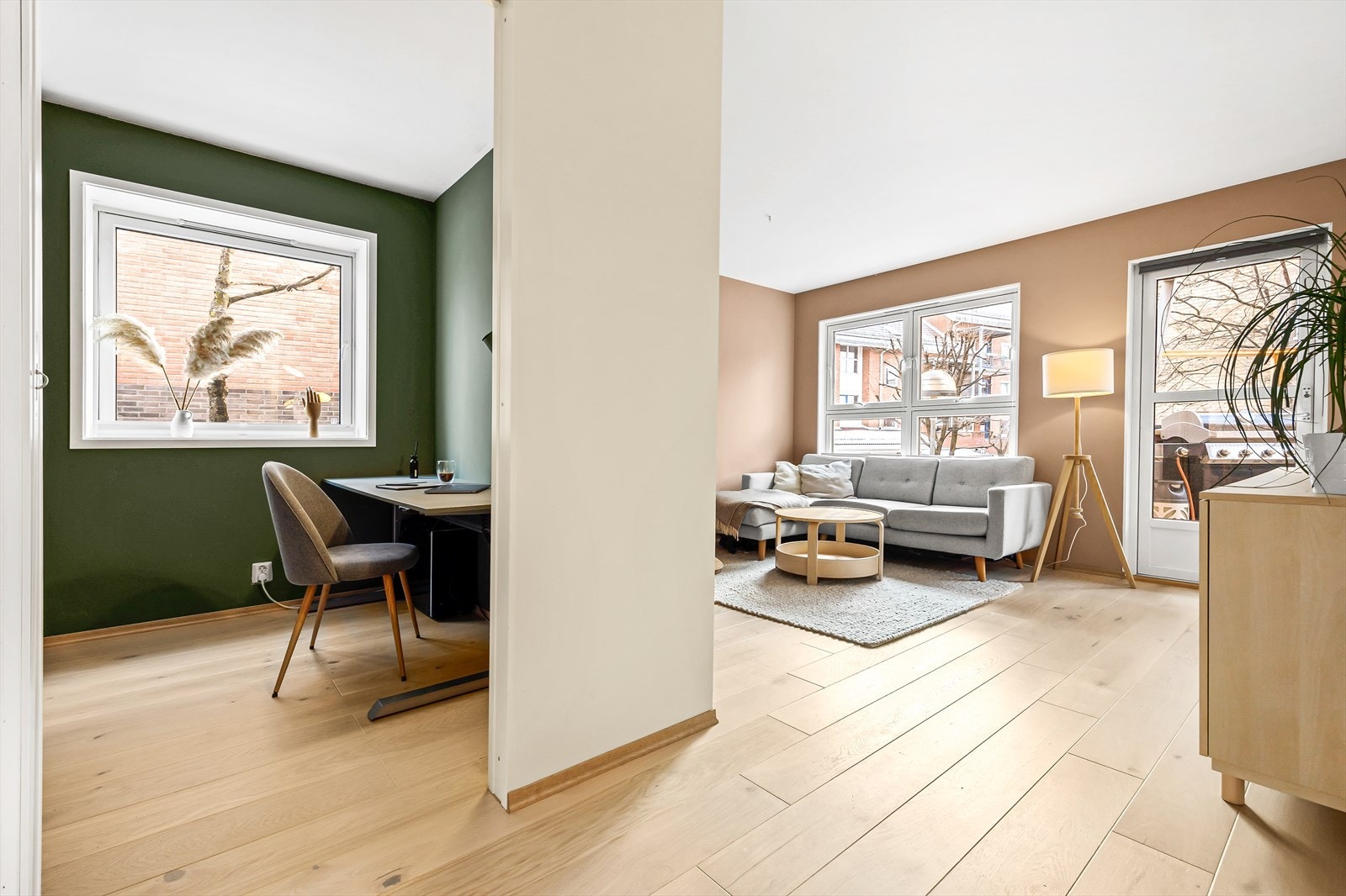 Praktisk soverom som er ypperlig som barnerom, gjesterom eller kontor. Galleribilde