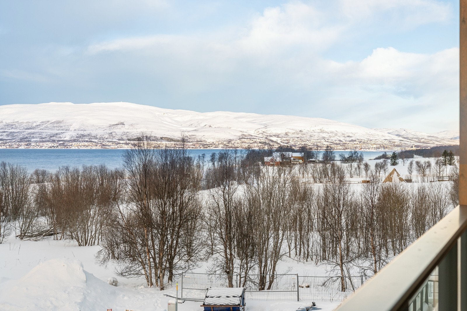 Med beliggenhet i nordblokka er det fin utsikt utover grønområdene på Holt. Galleribilde