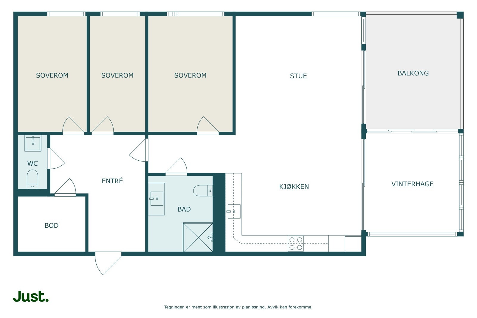 Planskisse Galleribilde