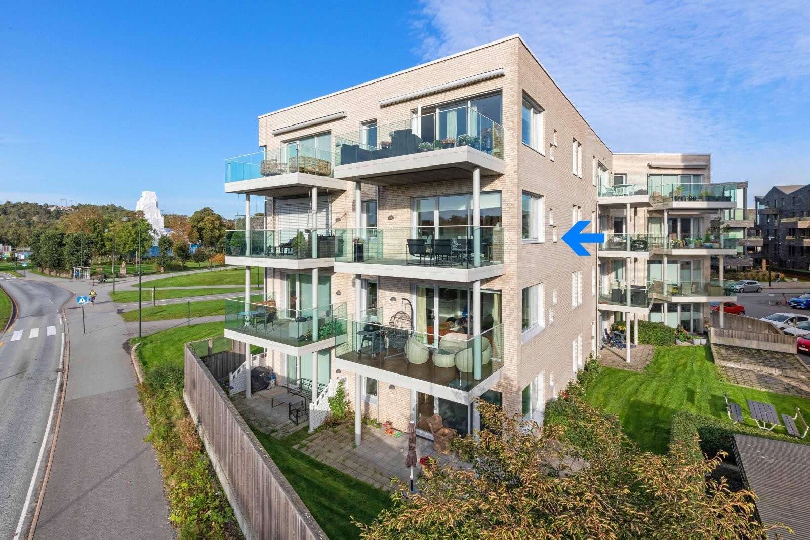 Leiligheten ligger flott til i byggets 3 etg Galleribilde
