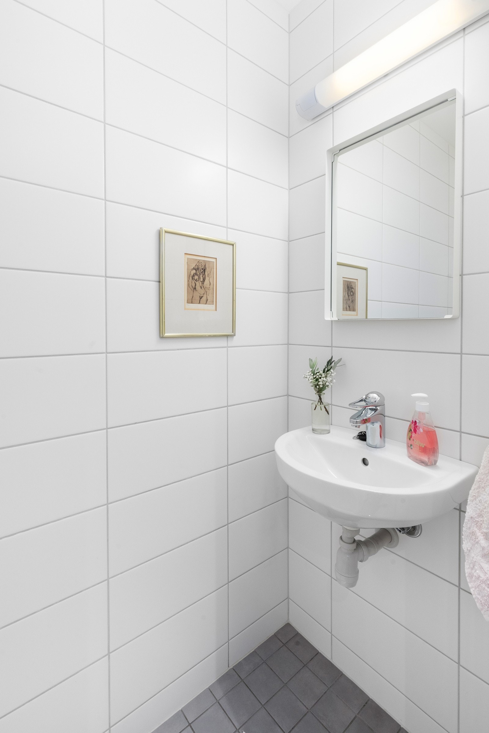 Leiligheten har i tillegg til badet et ekstra toalett Galleribilde