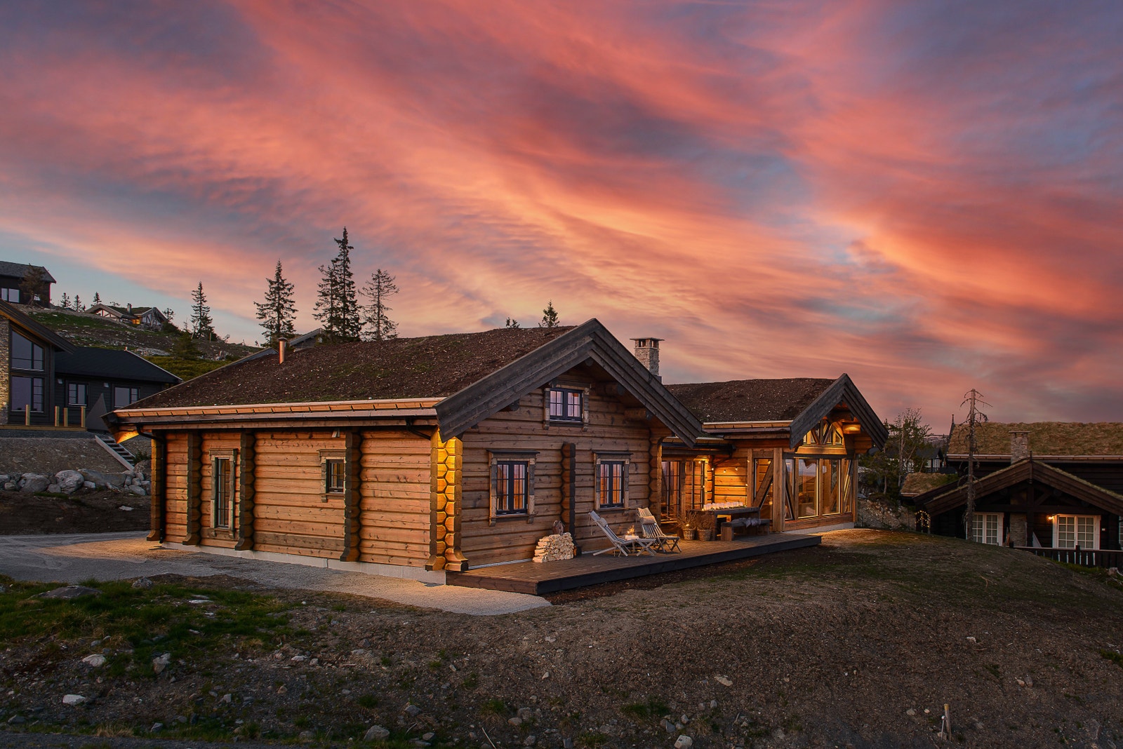 Bilde fra tidligere bygd hytte. Bildene kan avvike fra leveransen. Galleribilde