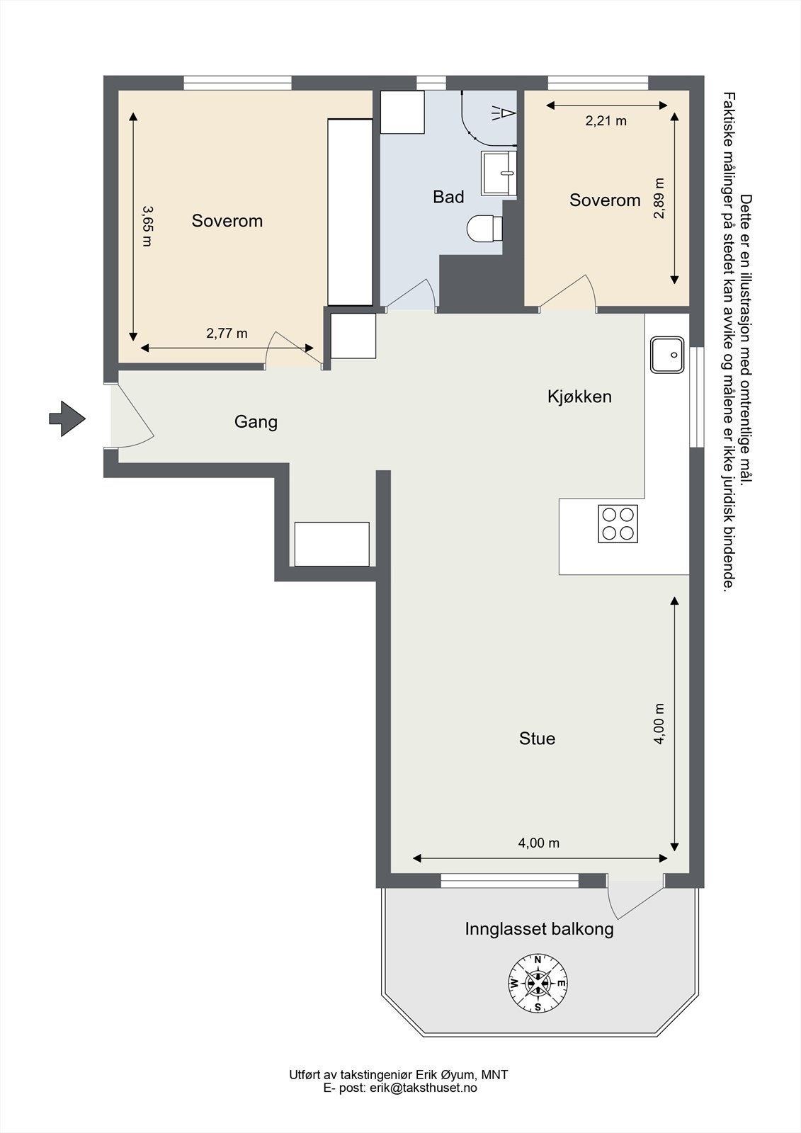 Plantegning Galleribilde