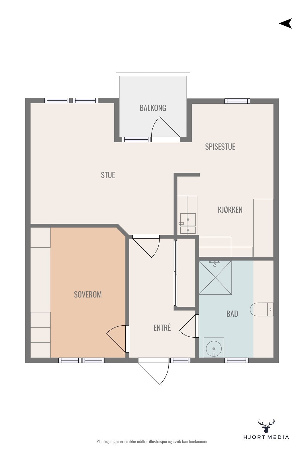 Plantegning Galleribilde