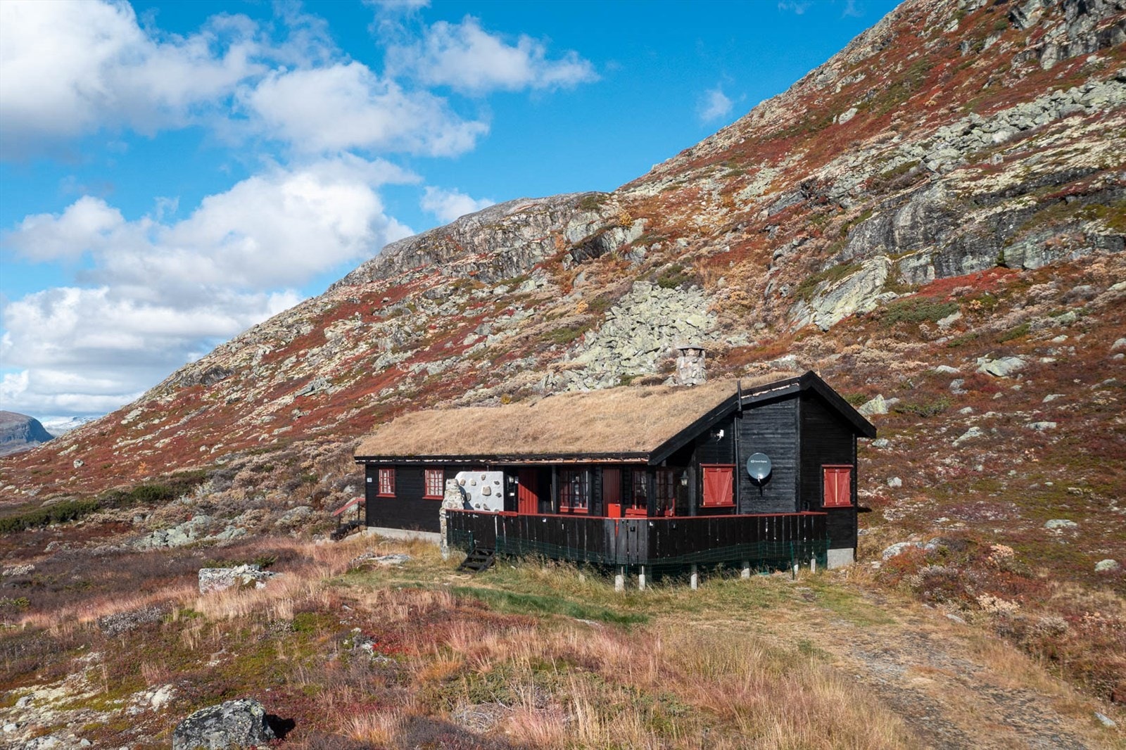 Fasade i "høstdrakt". Galleribilde