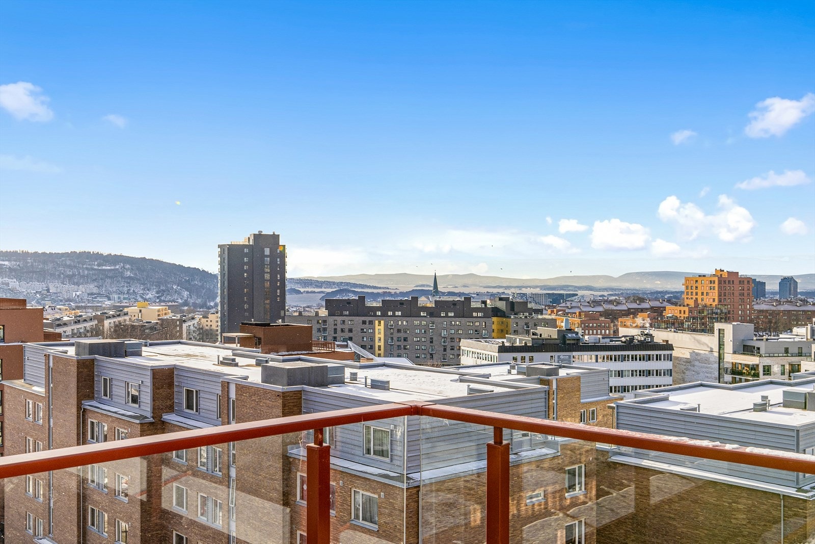 Felles takterrasse. Galleribilde