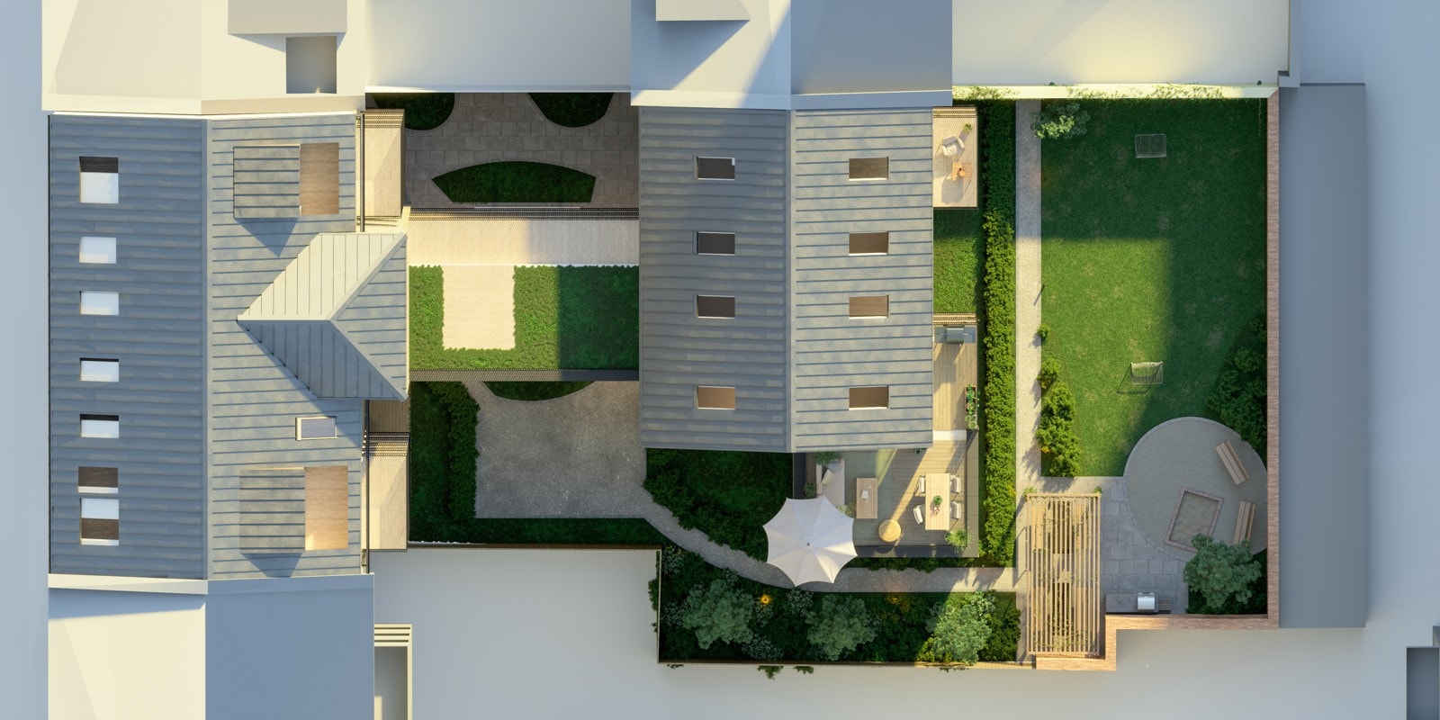 Utomhusplan Galleribilde