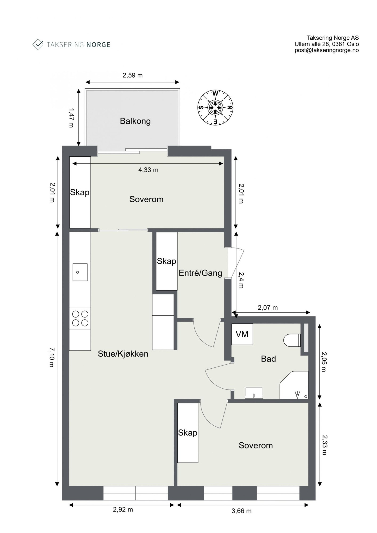 Plantegning Galleribilde