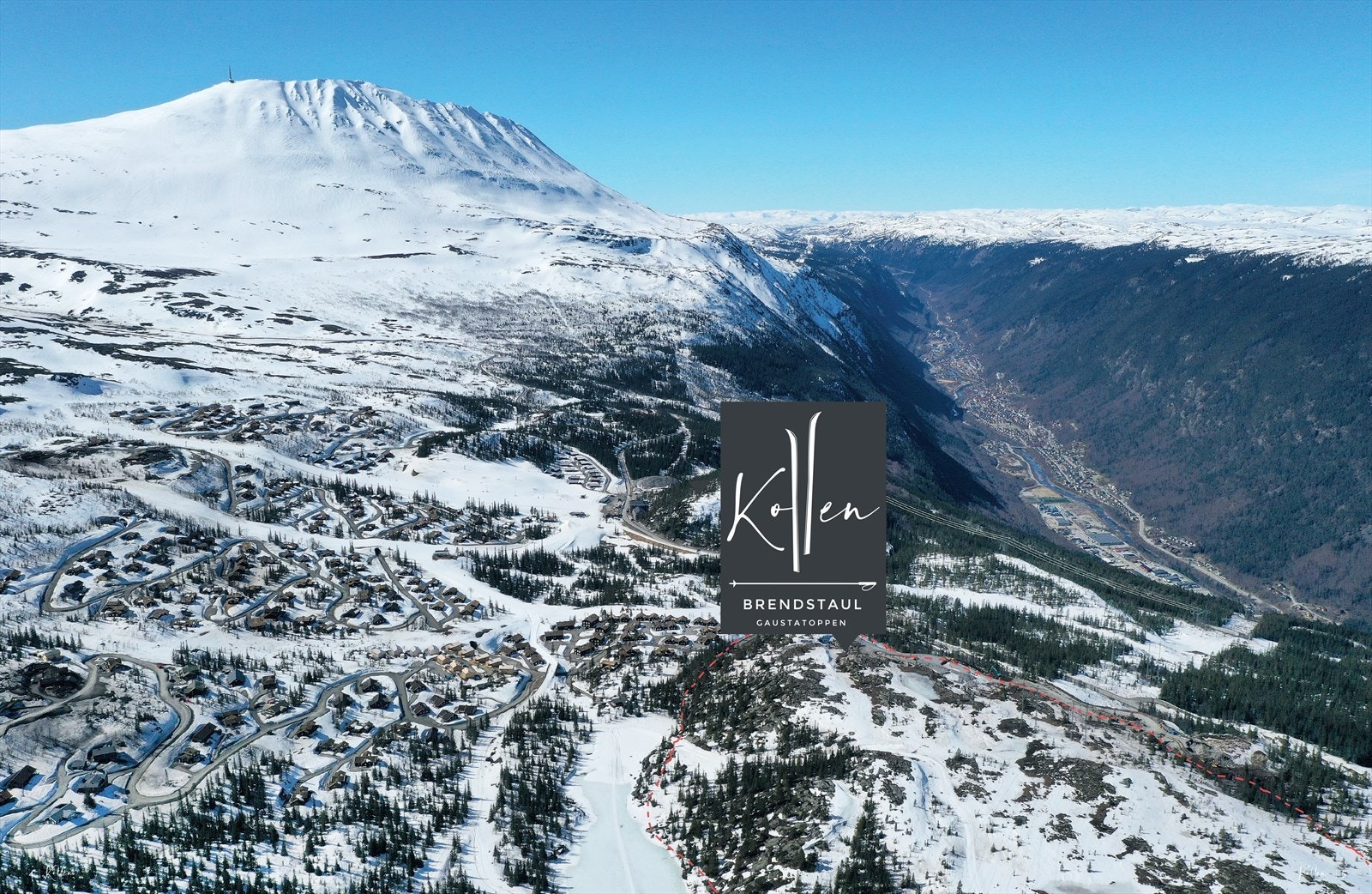 Kollen ved Gaustatoppen og Rjukan Galleribilde