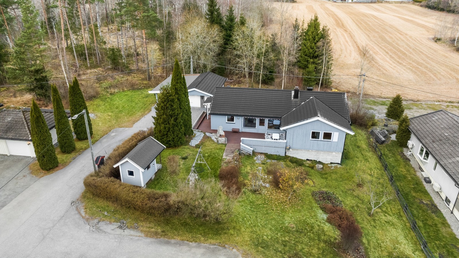 Dronefoto Galleribilde