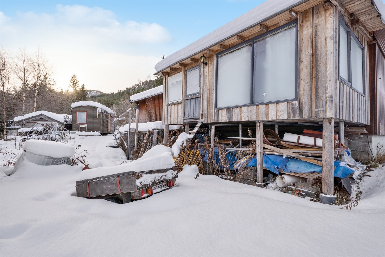Tilbygget terrasse Galleribilde
