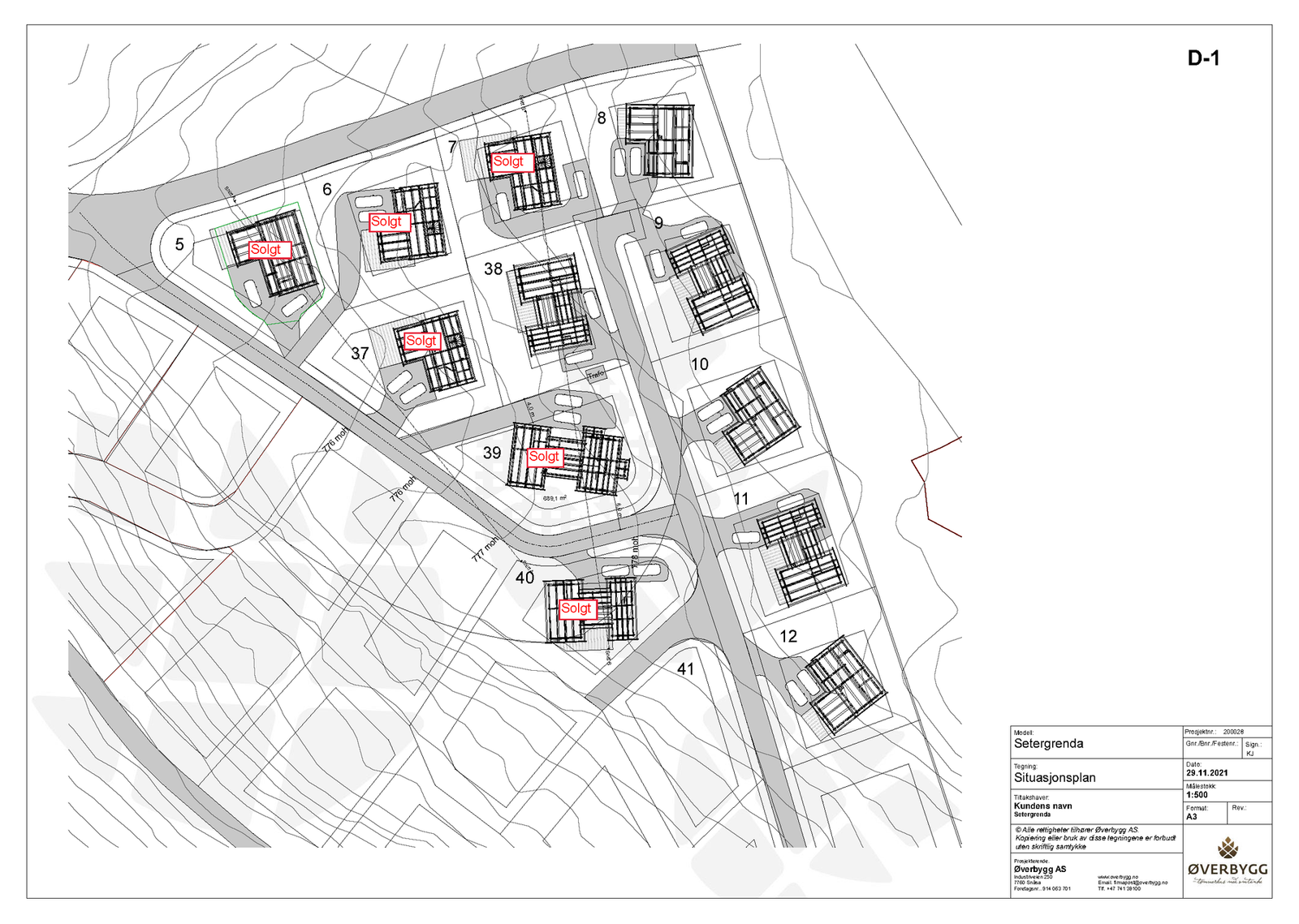 Tomtekart. I denne annonsen er det tatt utg. punkt i tomt 38 Galleribilde