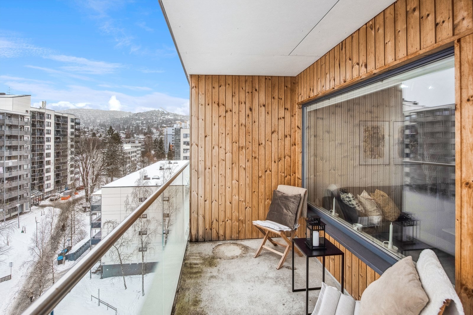 Her er det plass til et trivelig utemøblement. Galleribilde