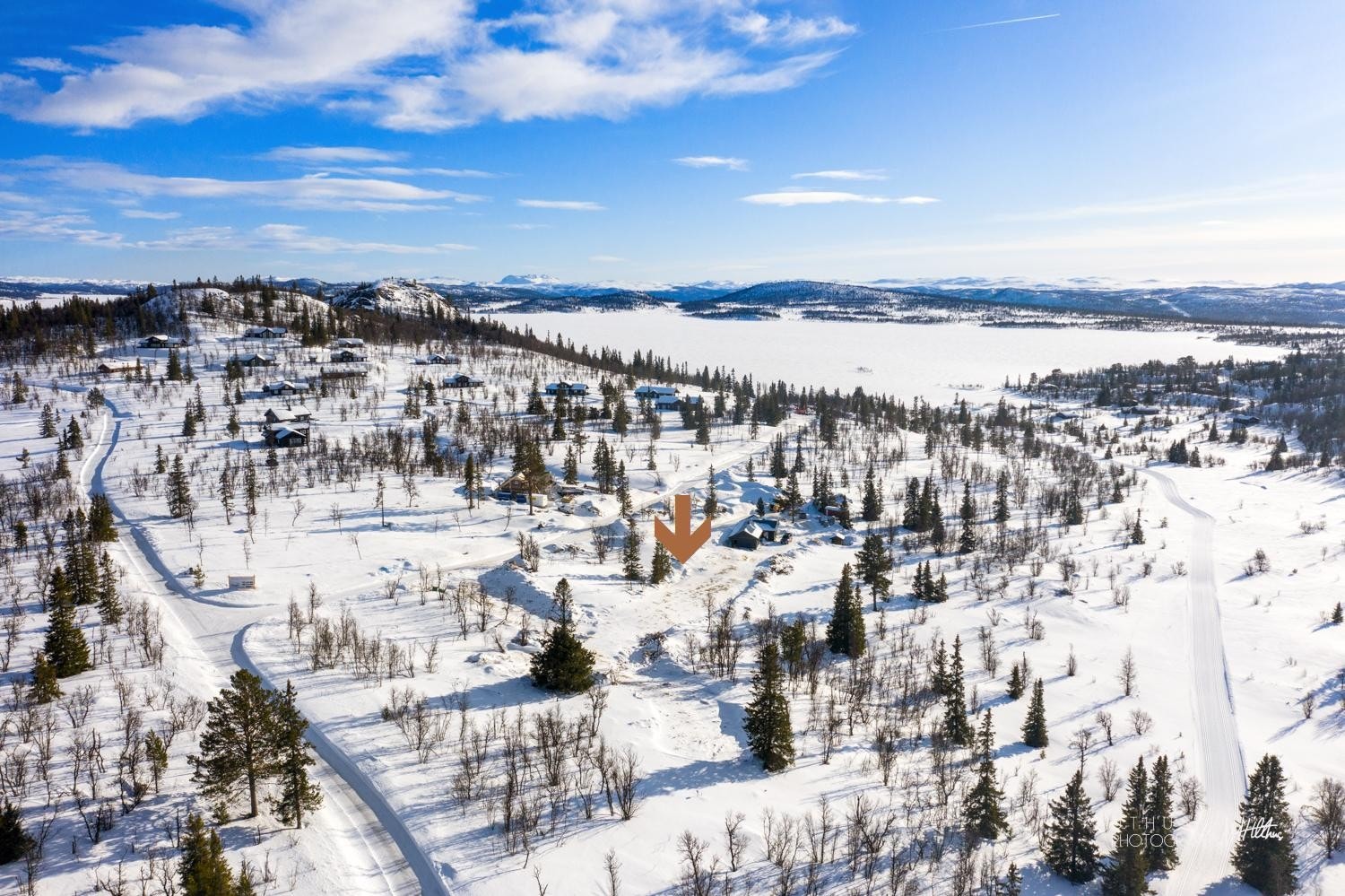 Pilen viser kun ca plassering. Oppfordres til å se på kart og dra på visning. Galleribilde