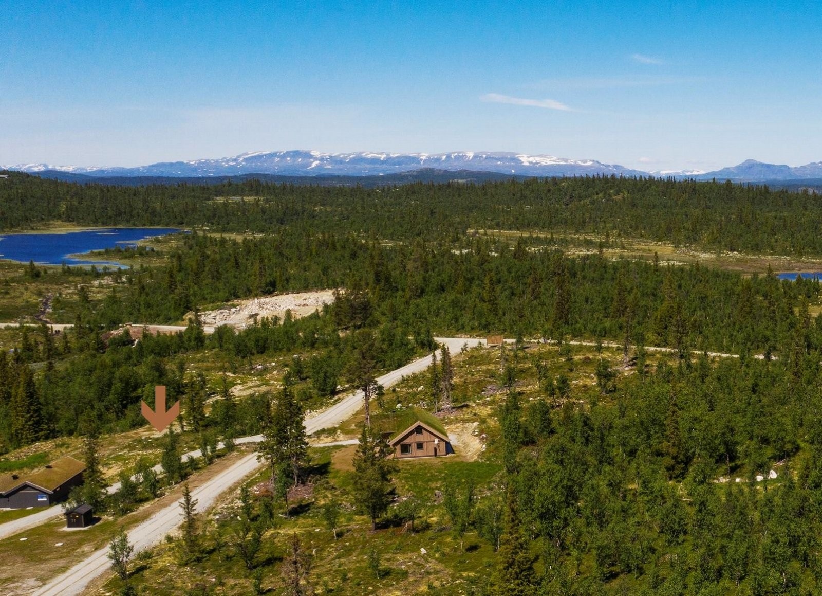 Pilen viser kun ca plassering. Oppfordres til å se på kart og dra på visning. Galleribilde