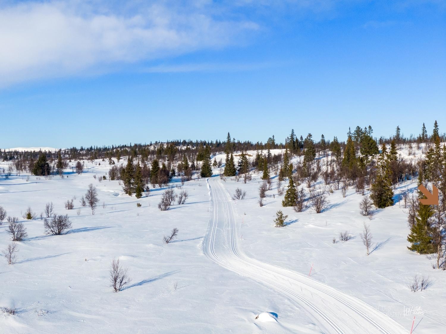 Pilen viser kun ca plassering. Oppfordres til å se på kart og dra på visning. Galleribilde
