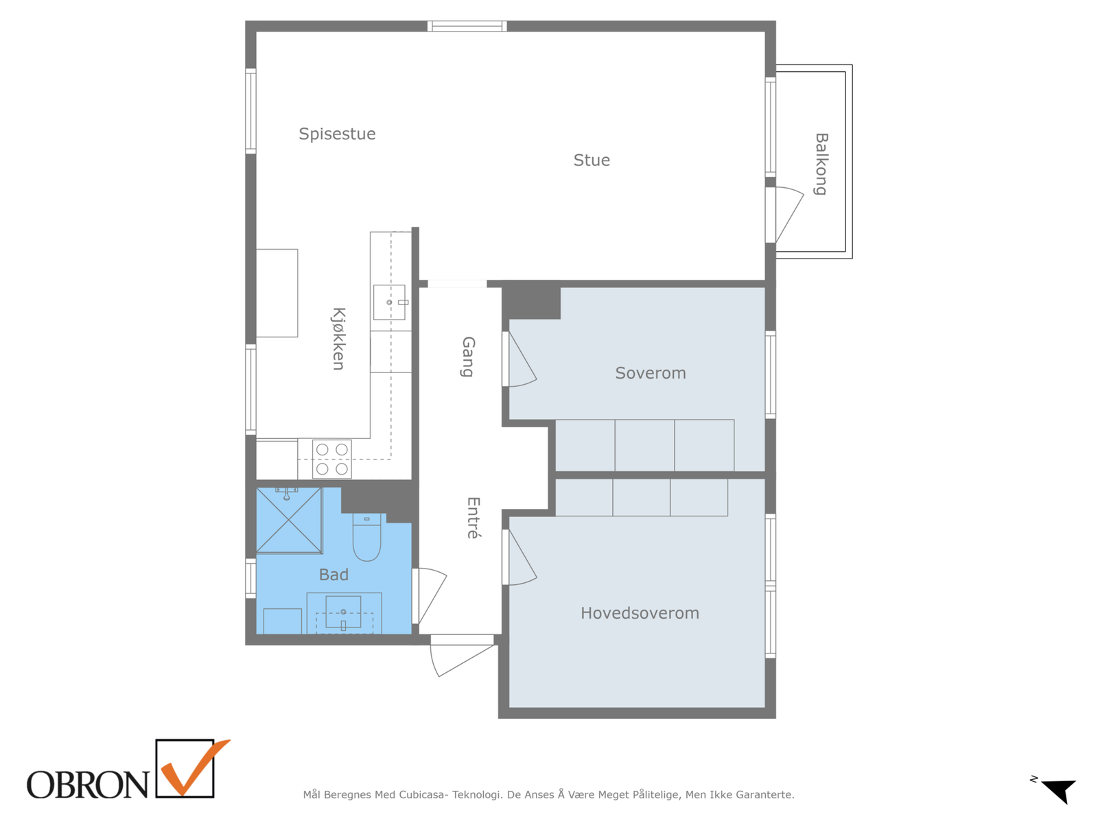 Plantegning Galleribilde