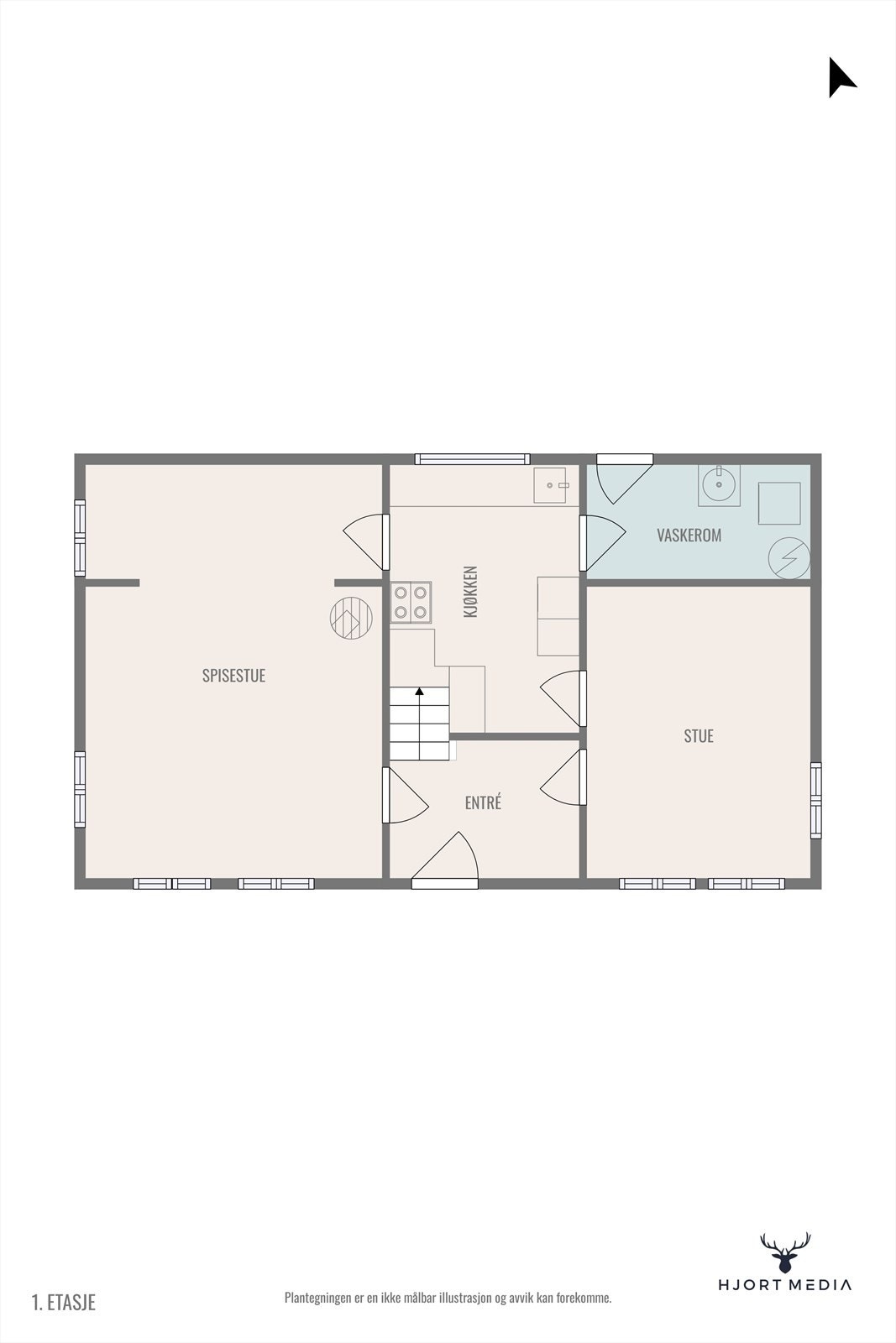 Plantegning Galleribilde