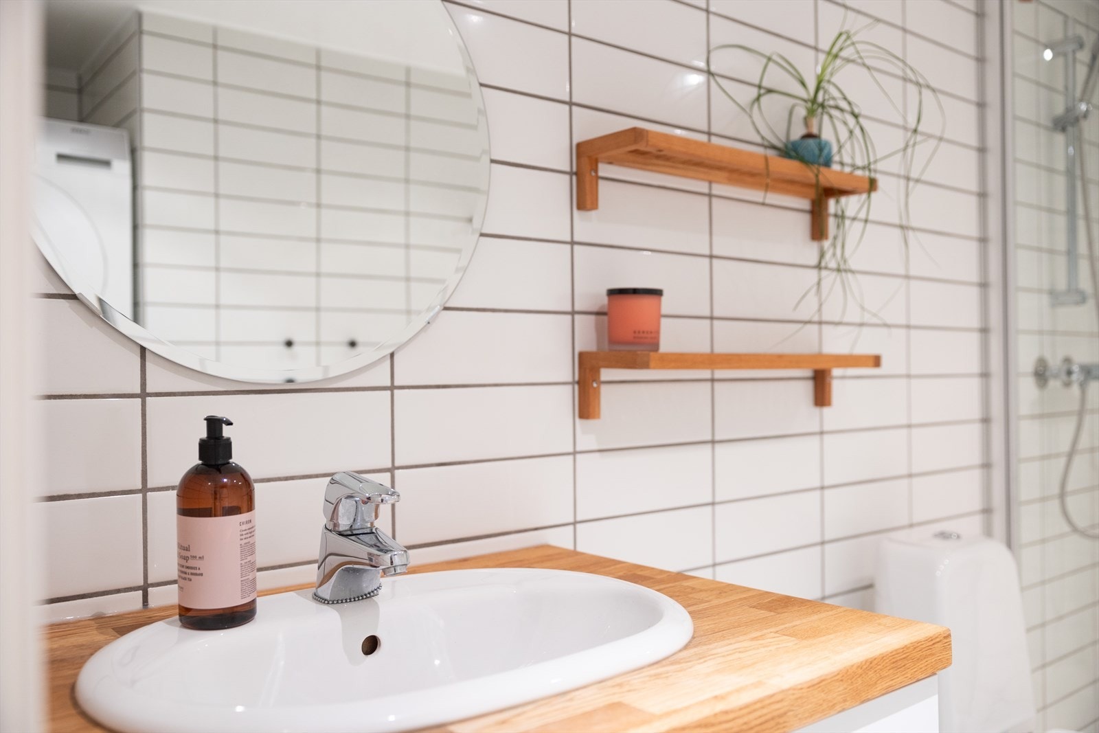 Det er opplegg for vaskemaskin og tørketrommel Galleribilde