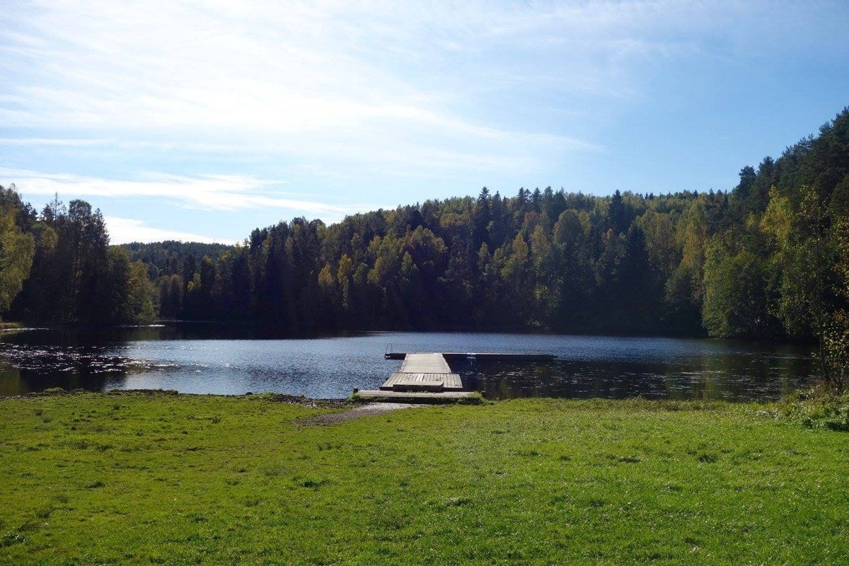 Skraperudtjern tilbyr bademuligheter om sommeren. Galleribilde