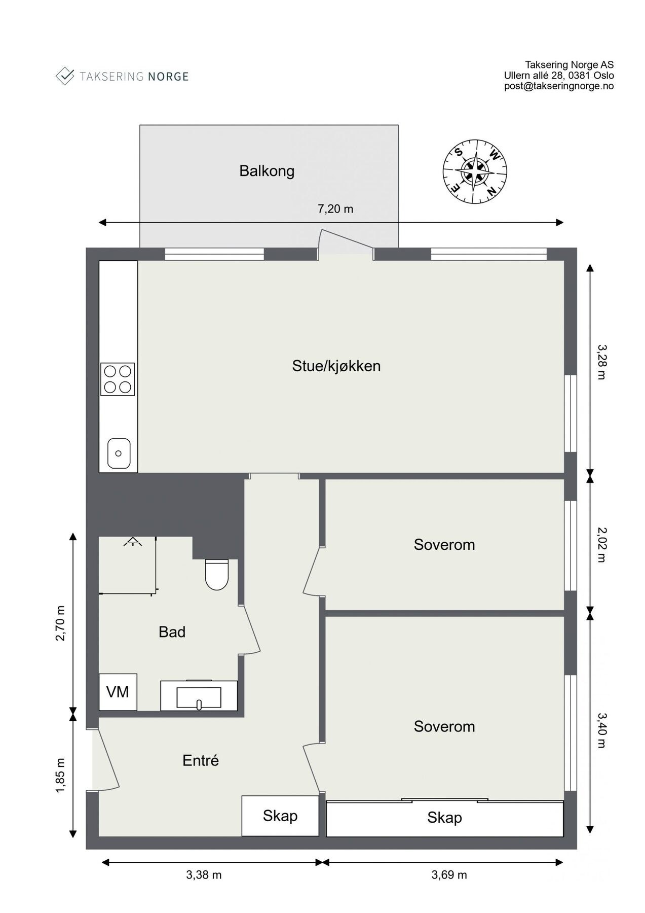 Plantegning Galleribilde