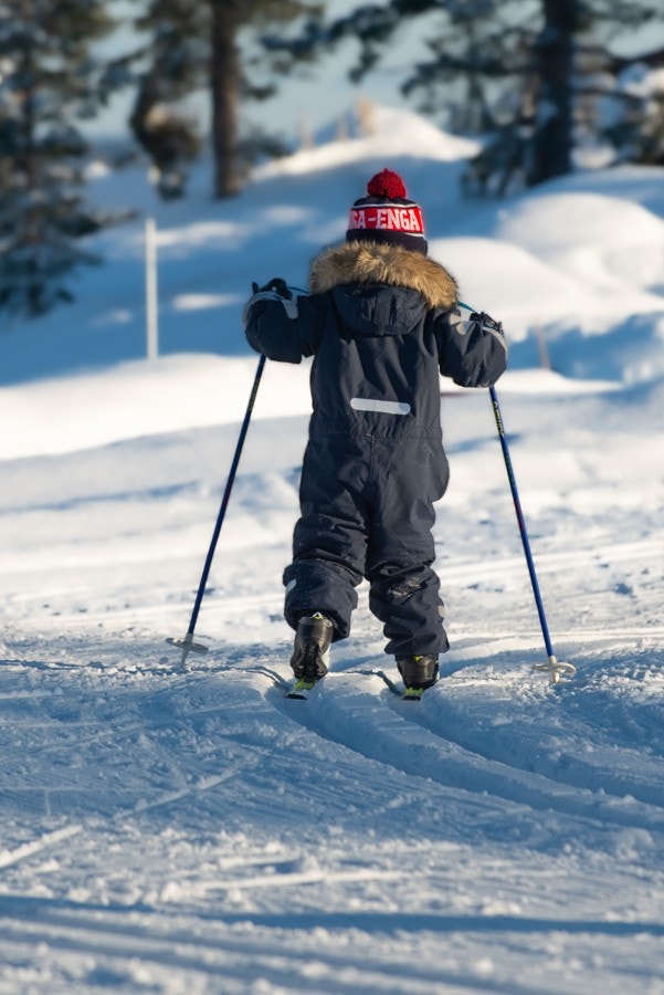 Blefjell er kjent for familievennlig terreng og fint for store og små Galleribilde