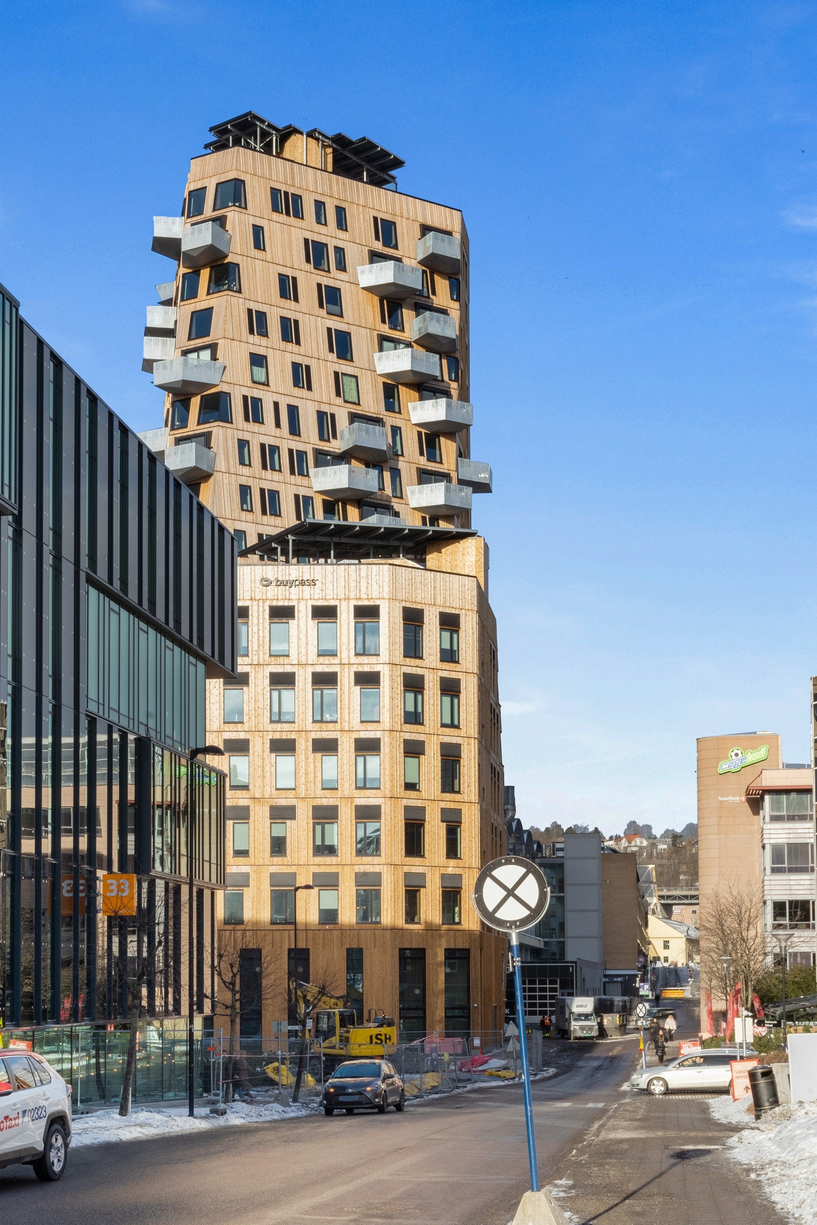 Stilig arkitekttegnet fasade - sentralt i Nydalen med alle fasiliteter i umiddelbar nærhet Galleribilde