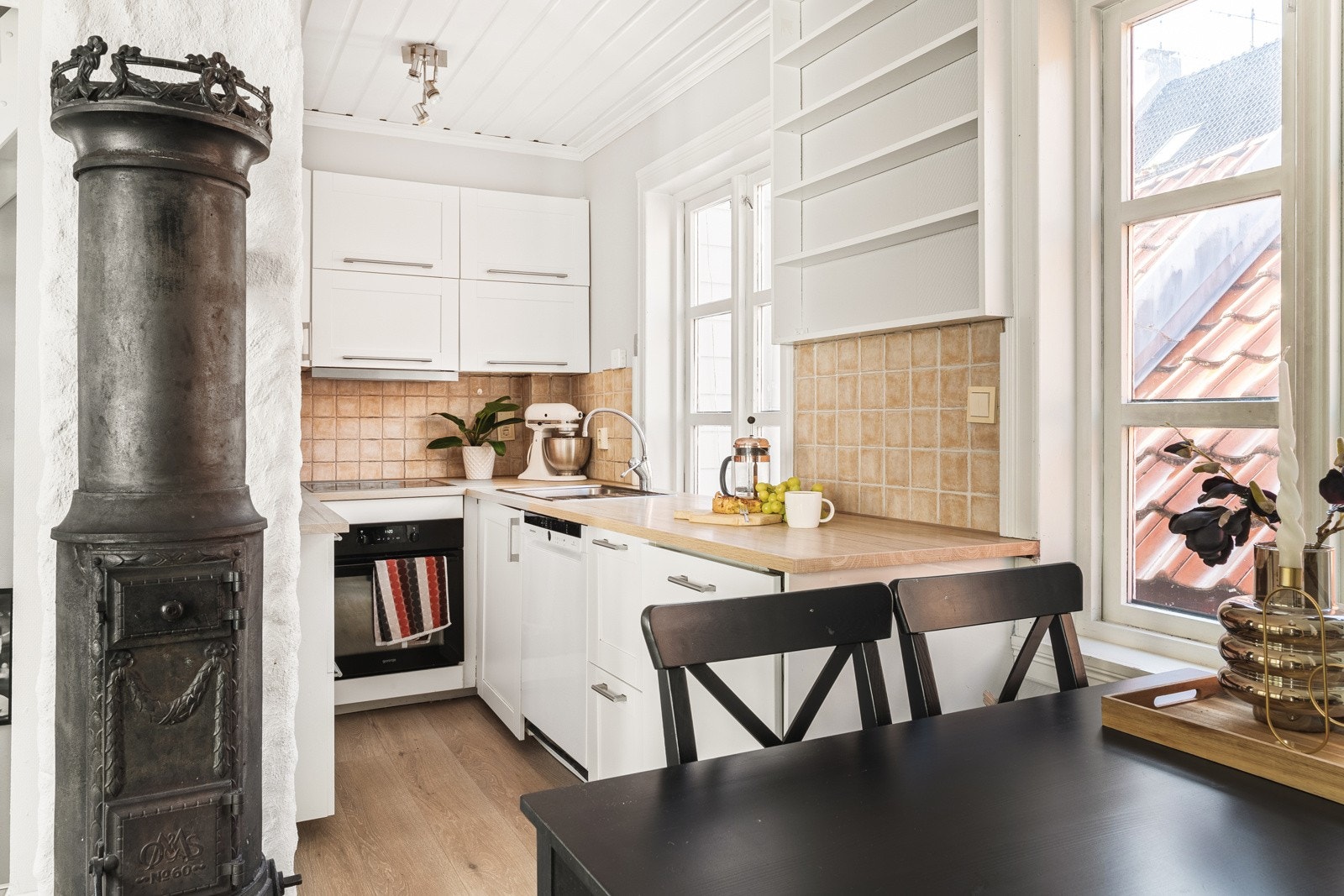 Kjøkkenet ble i 2018 oppgradert med ny innredning. Galleribilde