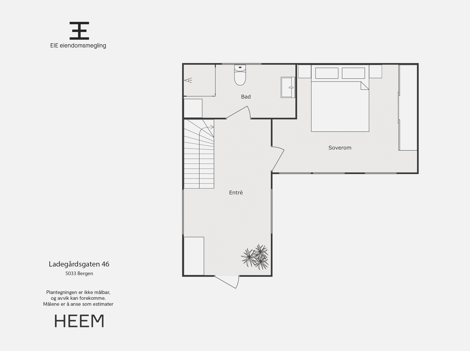 Plantegning 1. etasje. Galleribilde