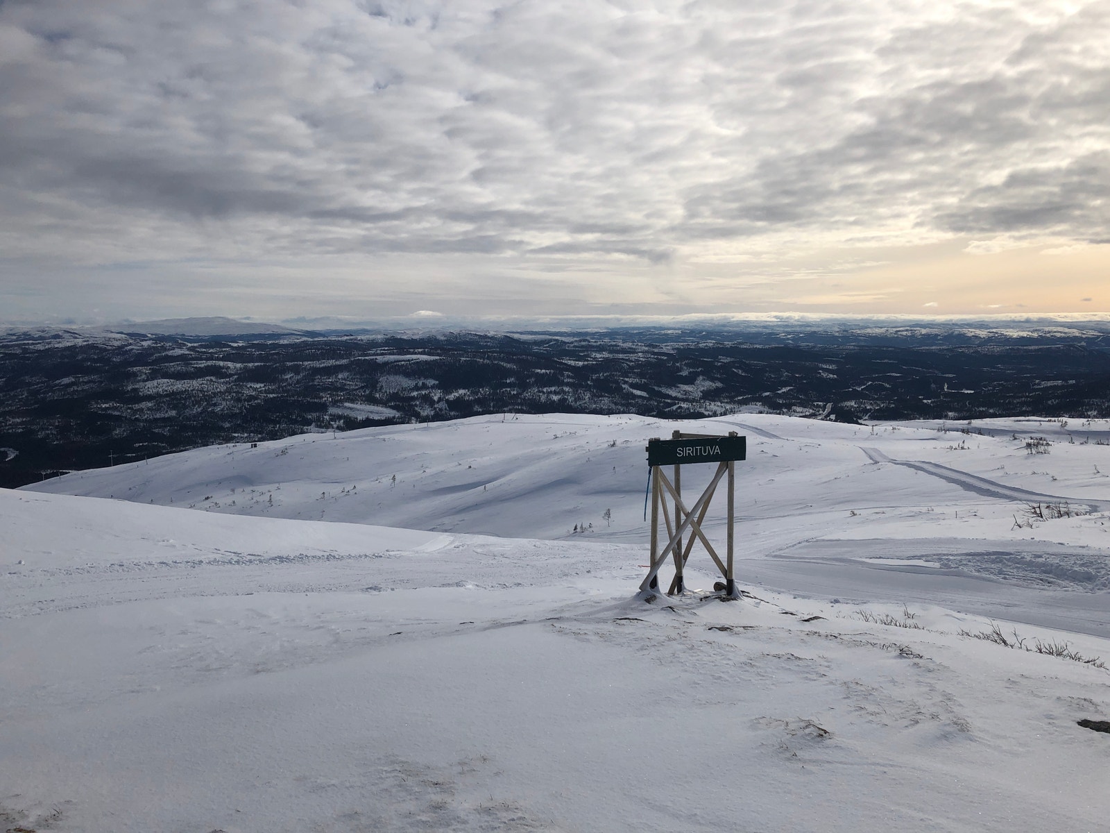 Bilder tatt fra område ved Grong skisenter. (privat foto.) Galleribilde