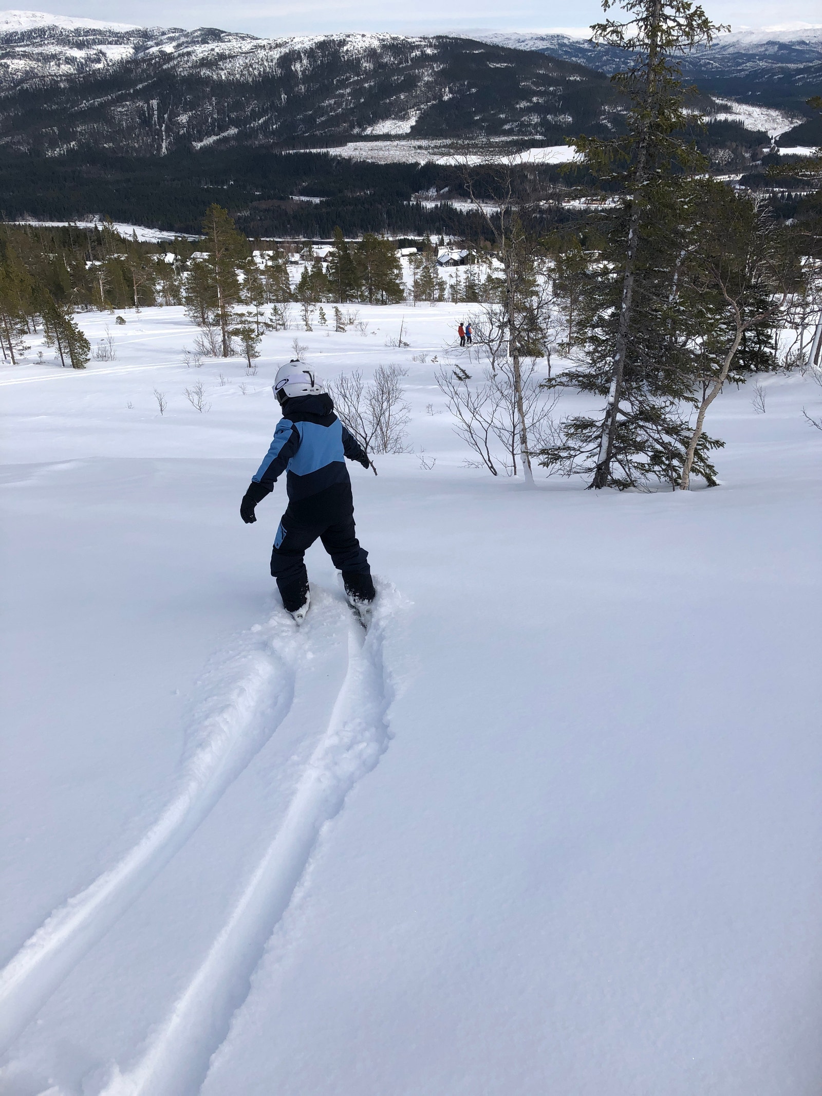 Bilder tatt fra område ved Grong skisenter. (privat foto.) Galleribilde