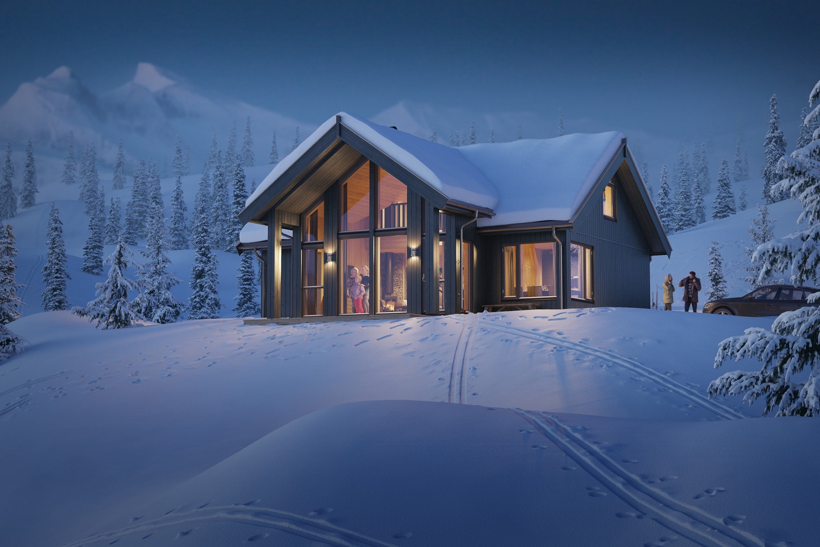 Fasade. Ilustrasjonsbilde Galleribilde