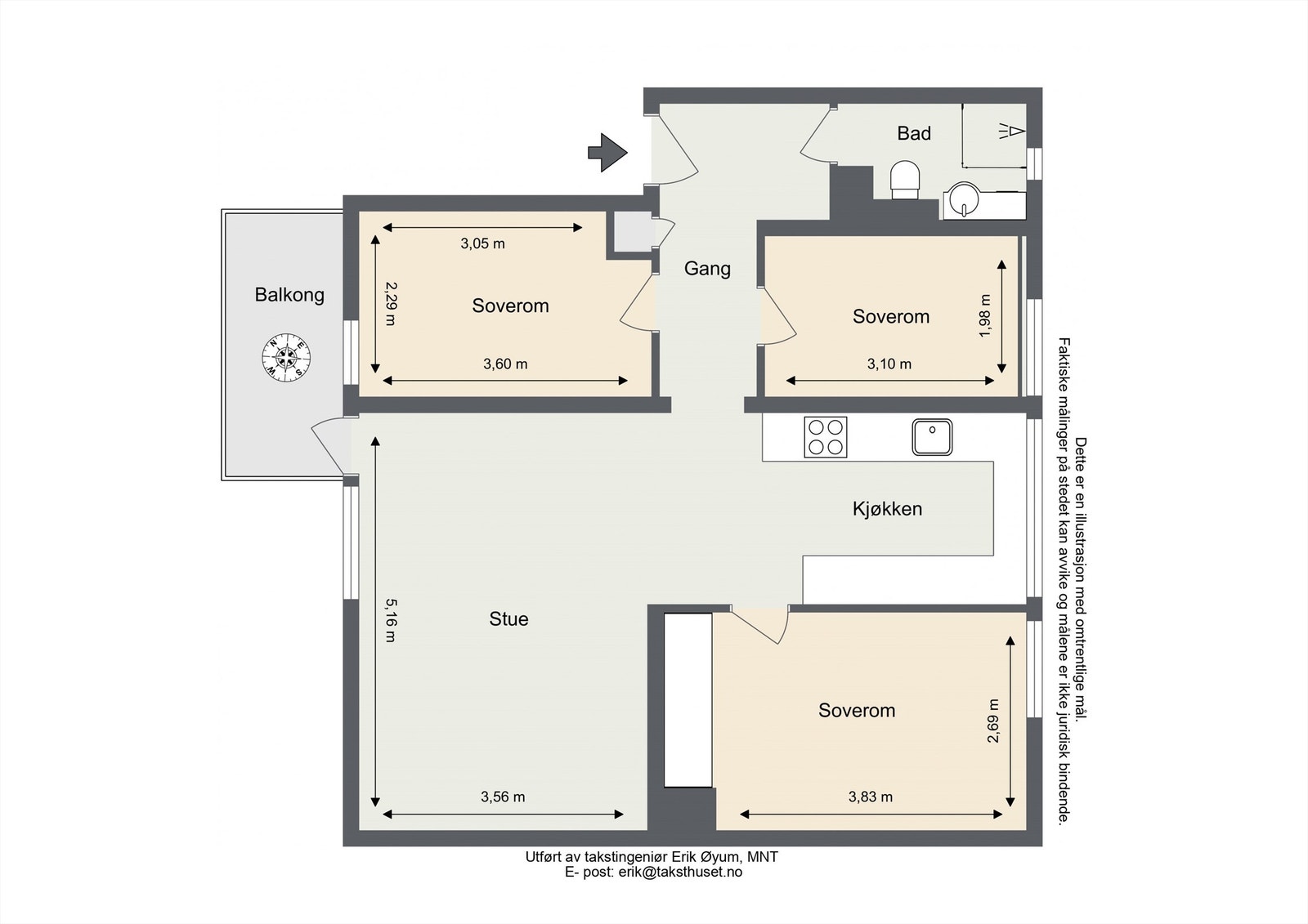 Plantegning Galleribilde