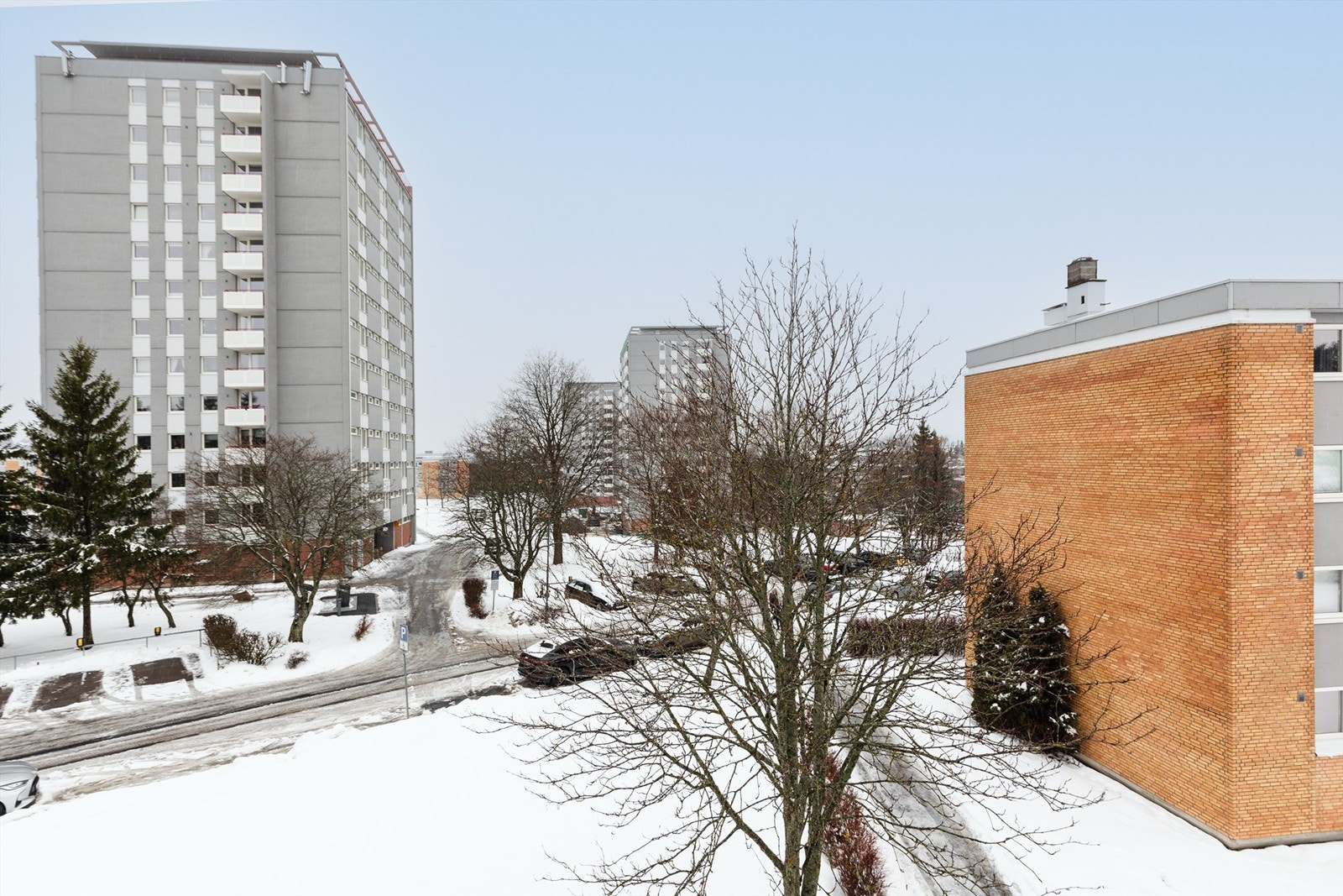 Utsyn fra balkong. Galleribilde