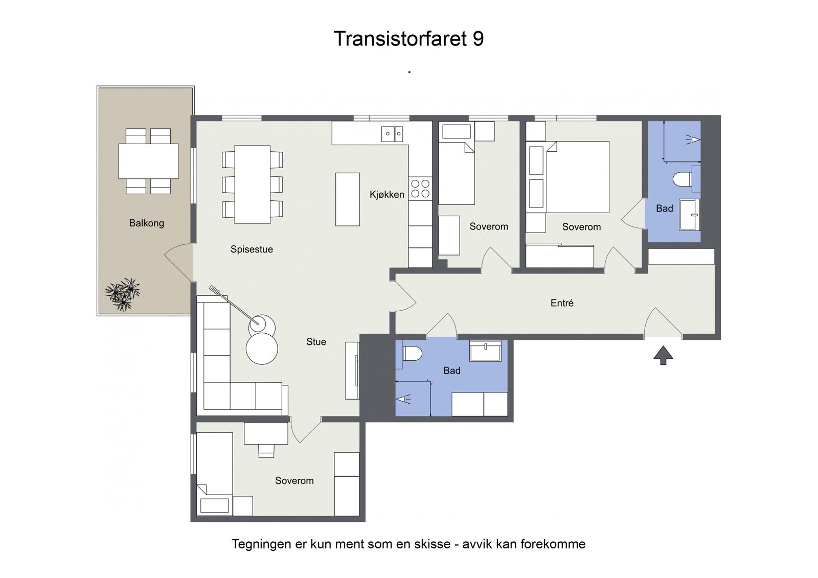 Plantegning. Galleribilde