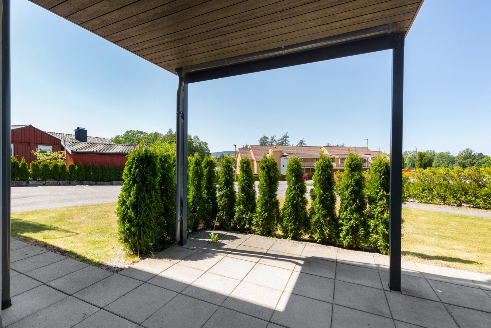 Hyggelig uteplass Galleribilde