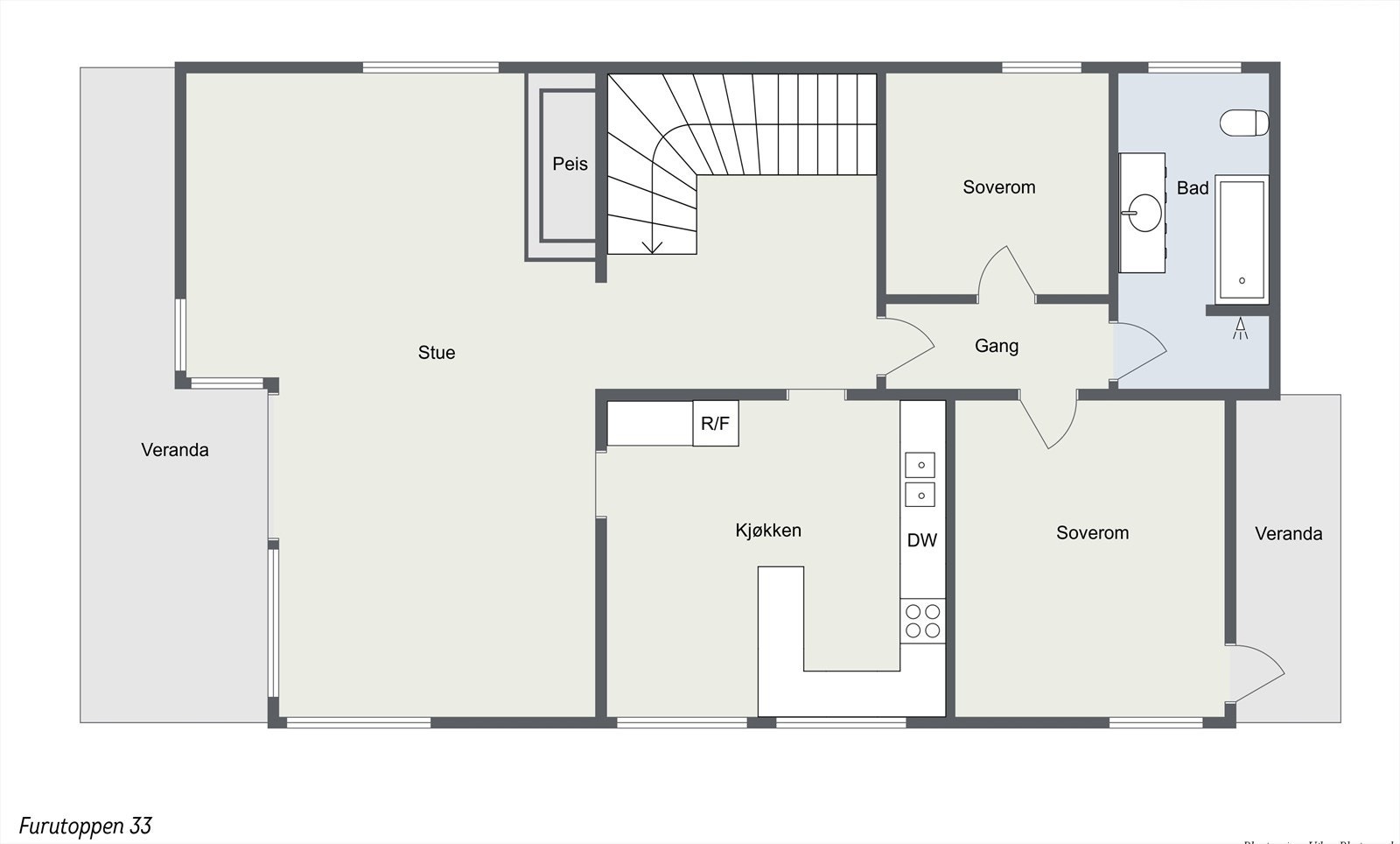 Plantegning 2. etg. Galleribilde