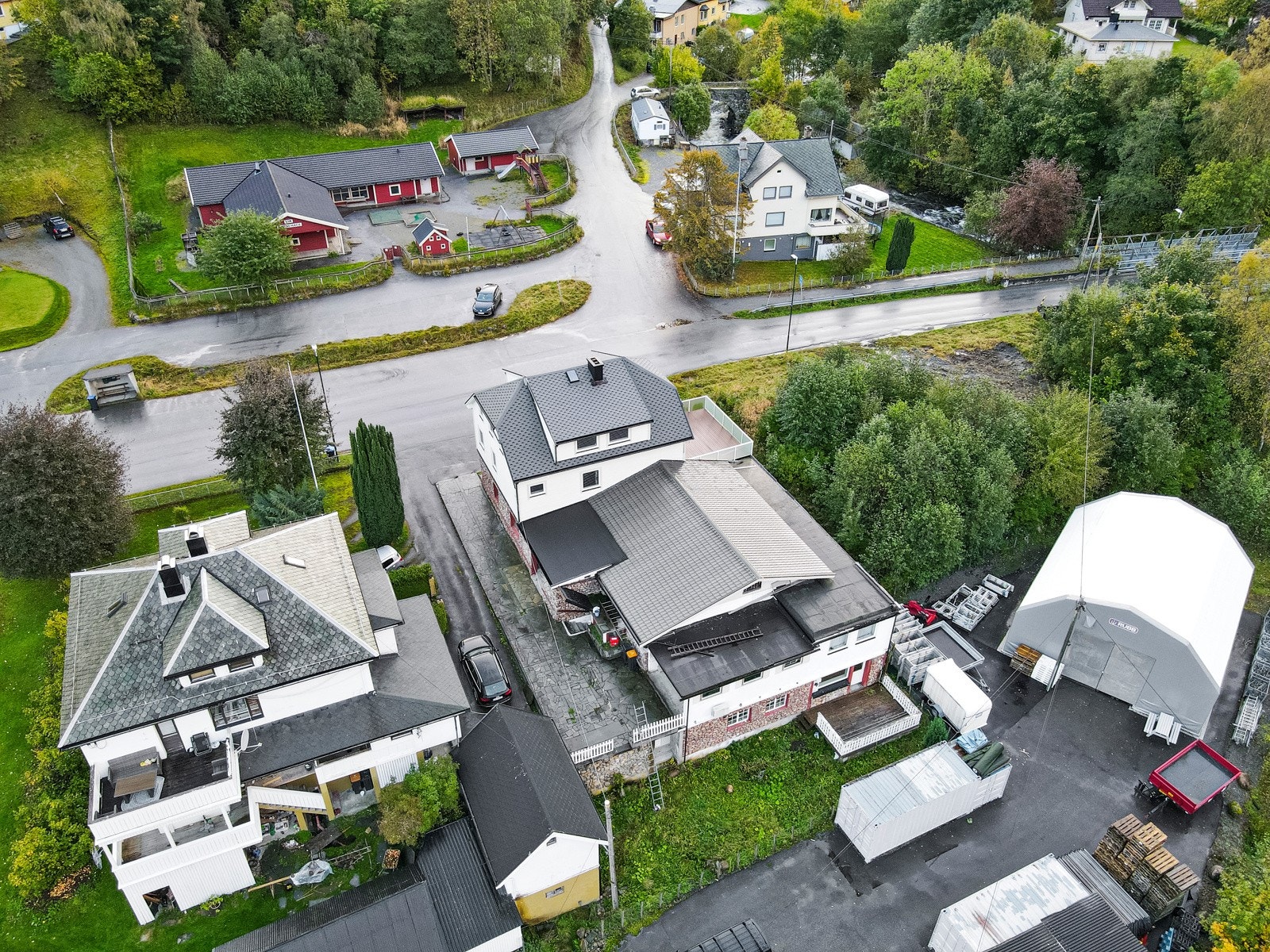 Dronefoto. Galleribilde