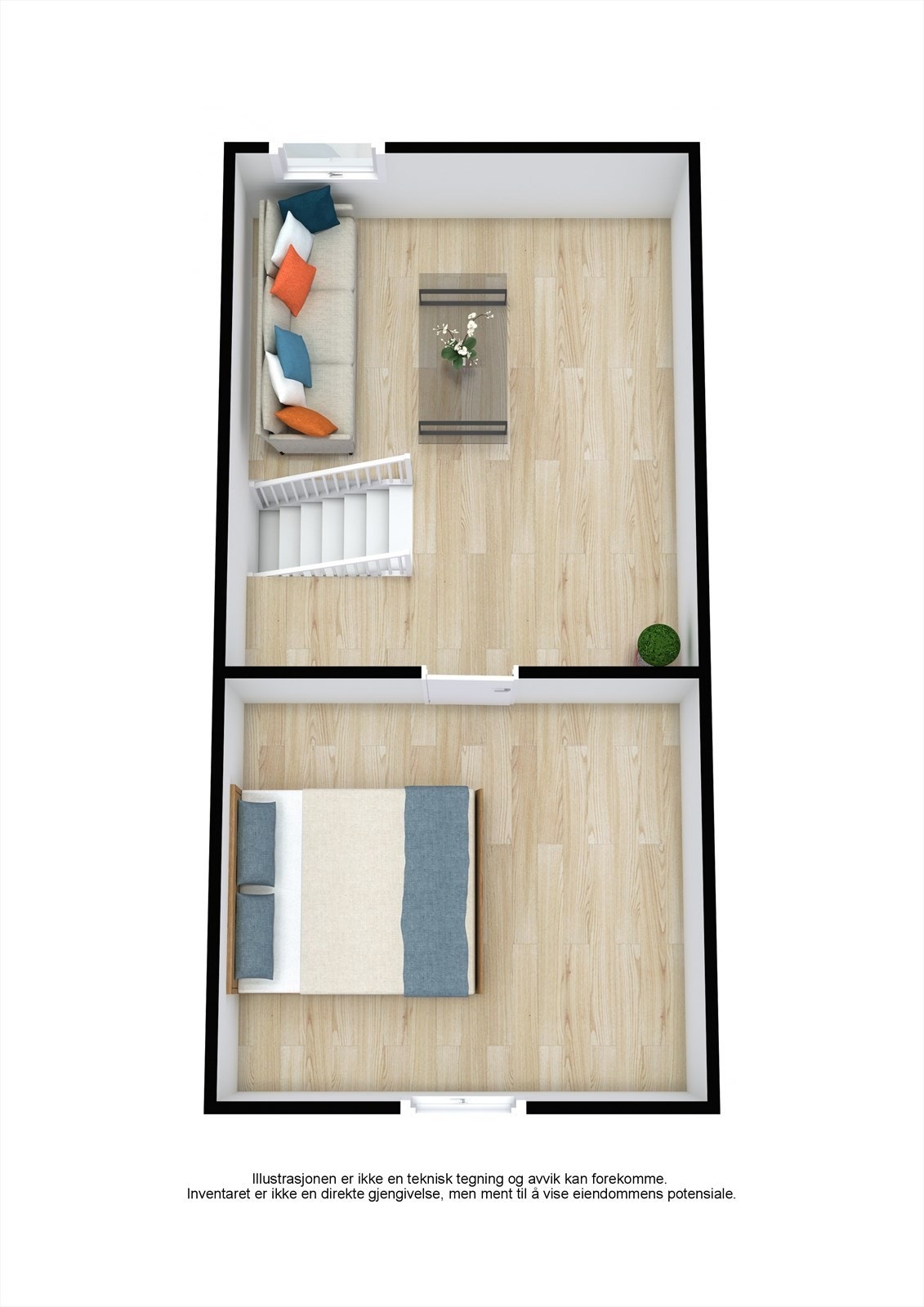 Plantegning hems. Galleribilde