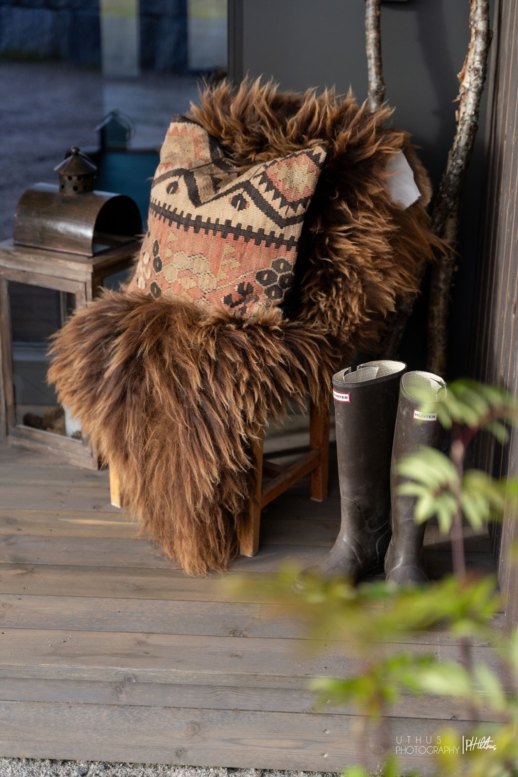 Her kan man sette seg ned å nyte morgensolen. Galleribilde