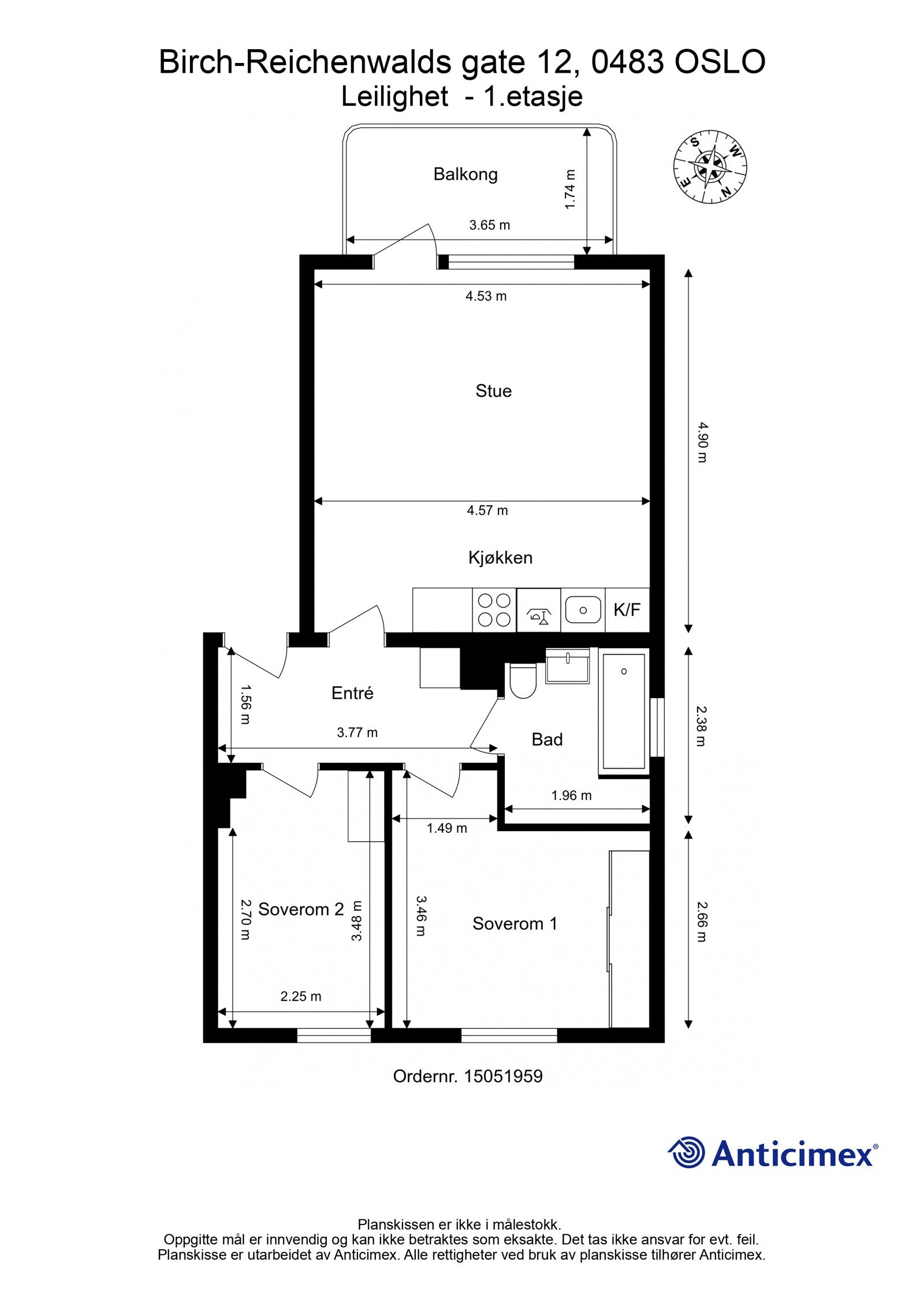 Planskisse. Galleribilde