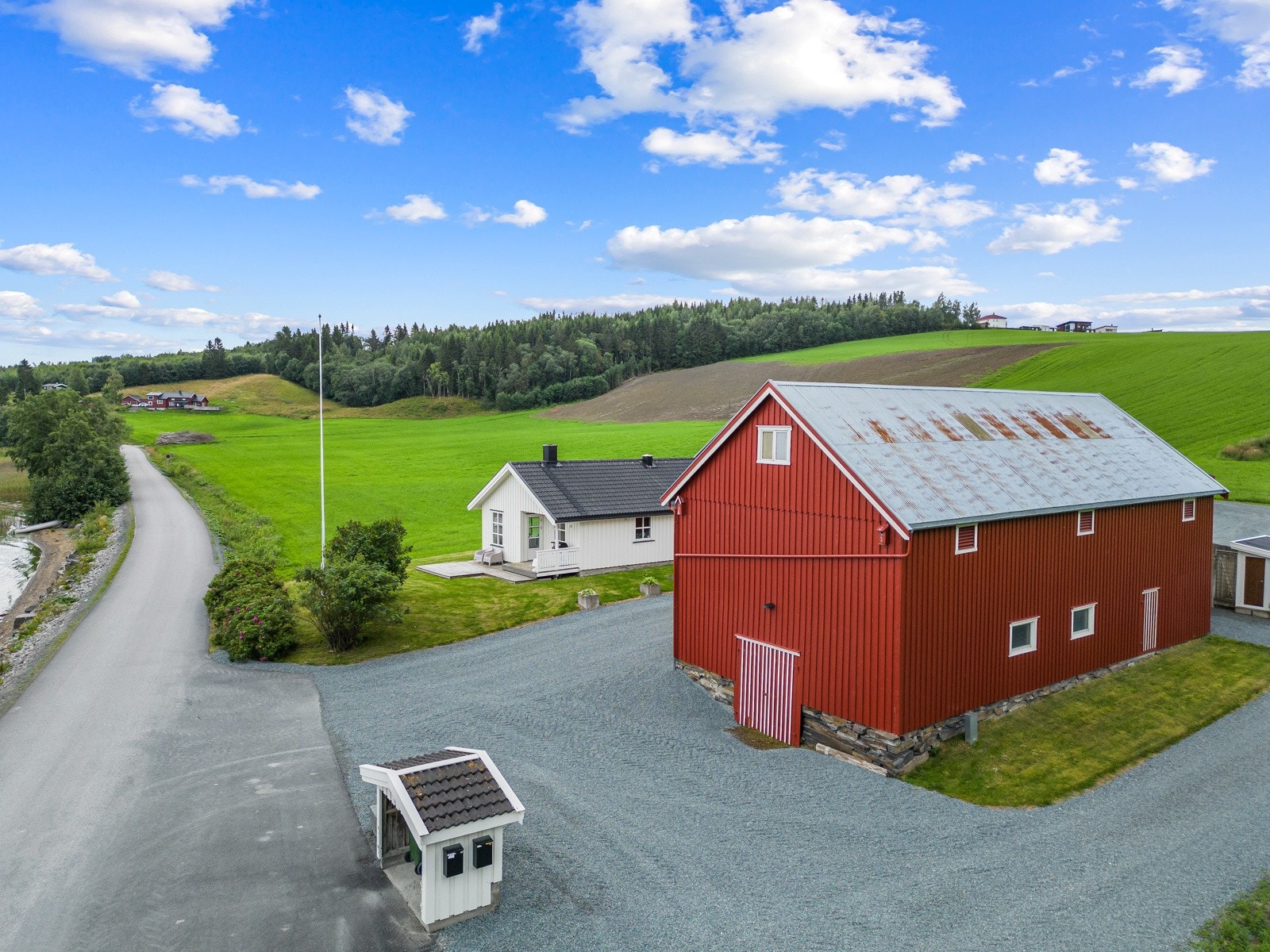 Dronefoto Galleribilde